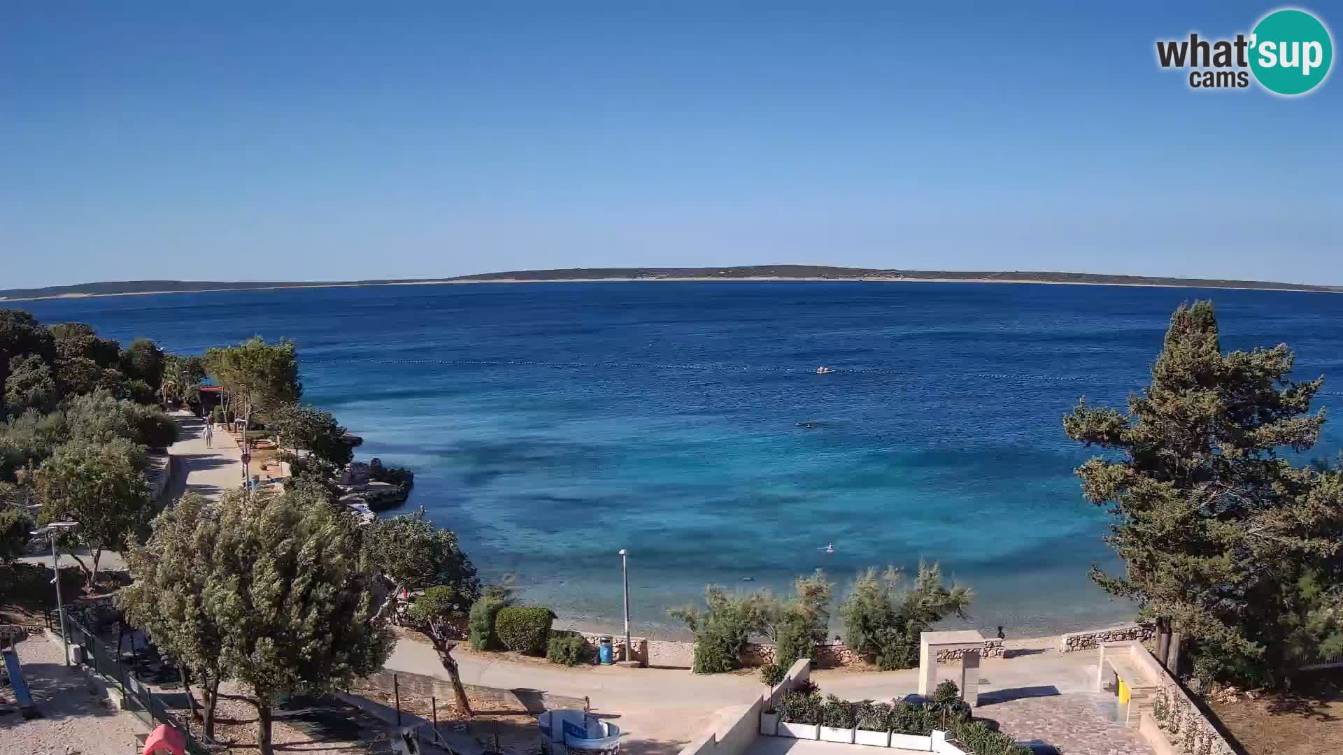 Webcam Playa Male Mandre en directo – Isla de Pag