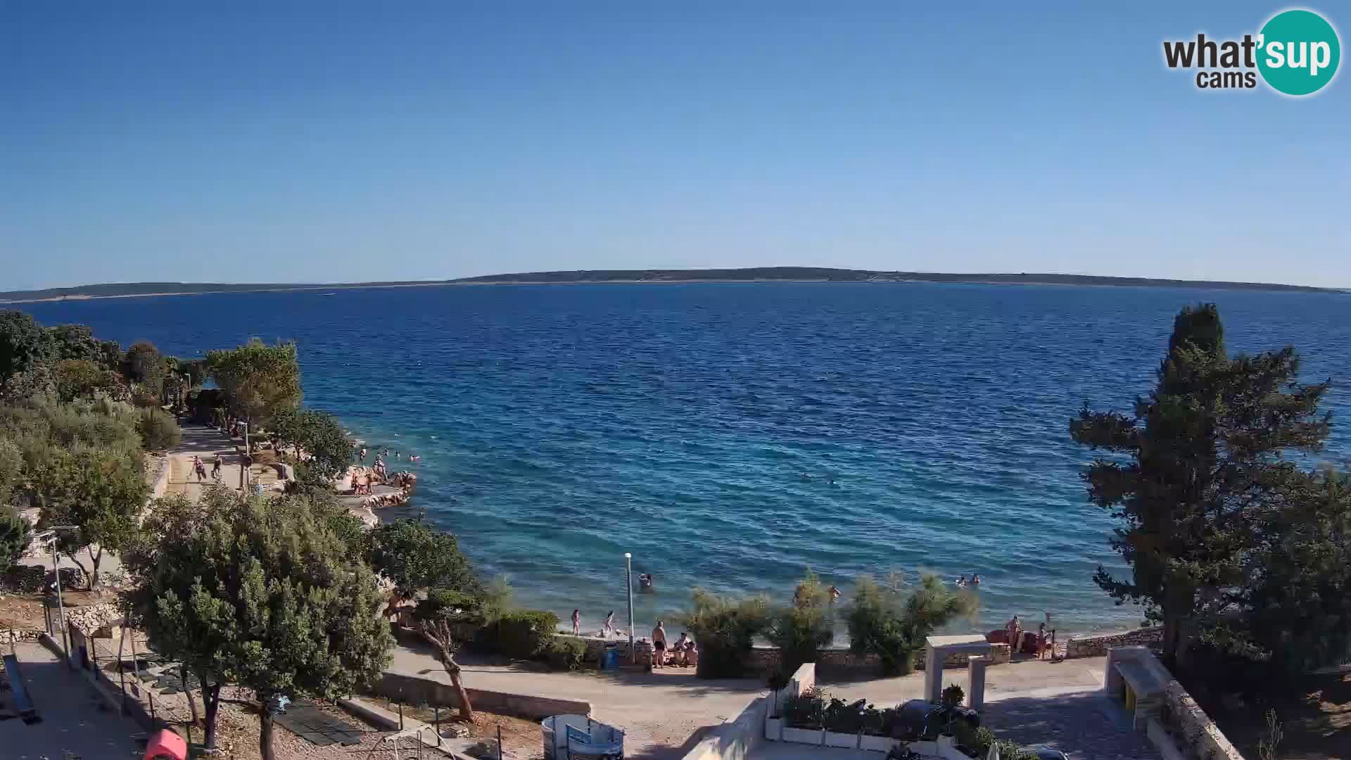 Webcam Playa Male Mandre en directo – Isla de Pag