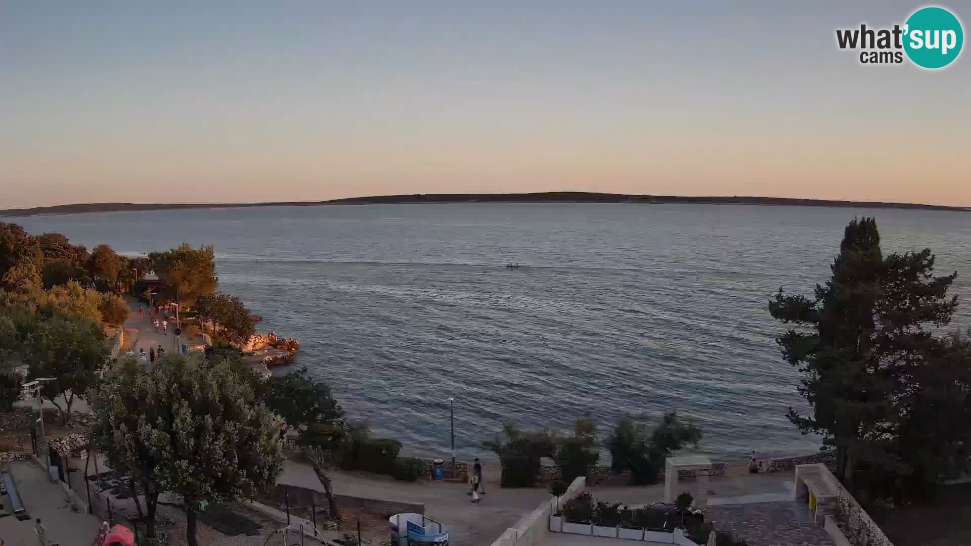 Webcam Plaža Male Mandre – Live View from Pag Island