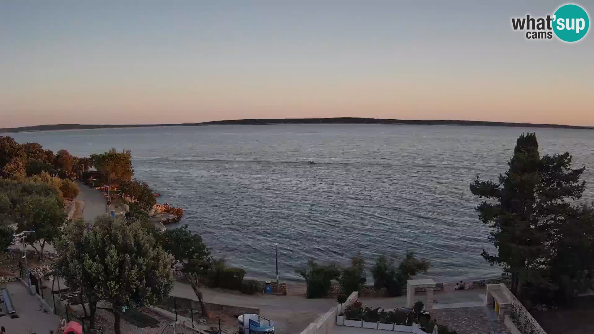 Webcam Plaža Male Mandre – Live View from Pag Island