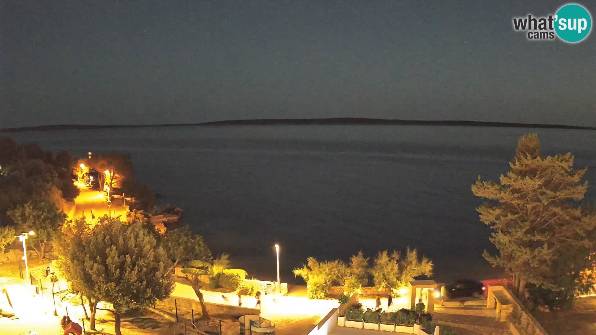 Webcam Plaža Male Mandre – Live View from Pag Island