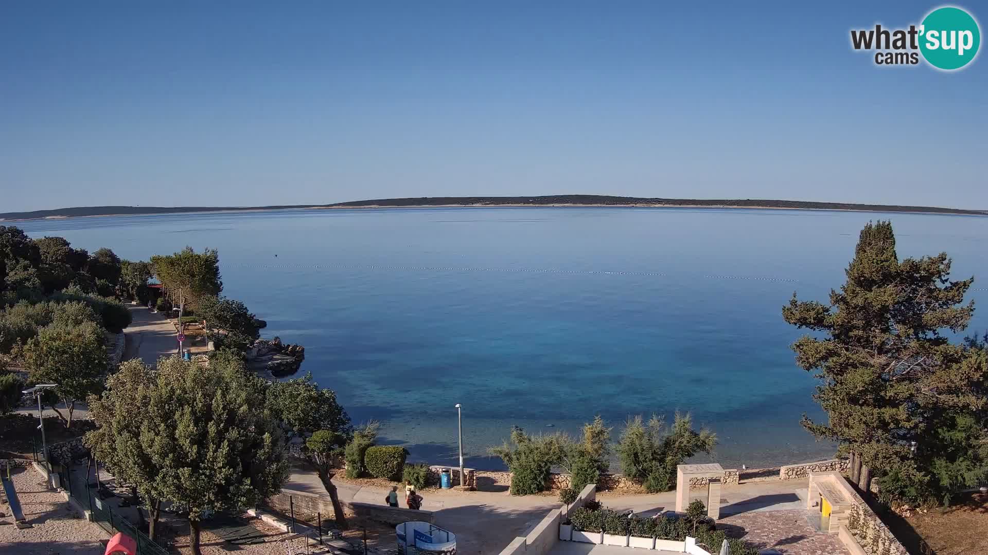 Webcam Playa Male Mandre en directo – Isla de Pag