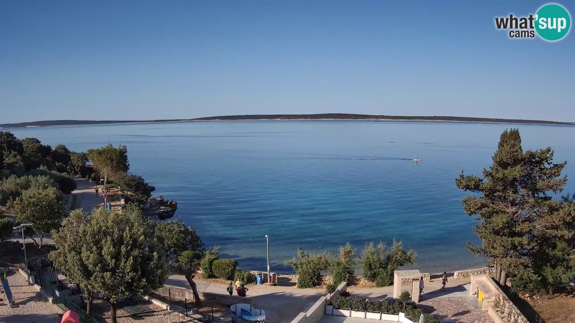 Webcam Playa Male Mandre en directo – Isla de Pag