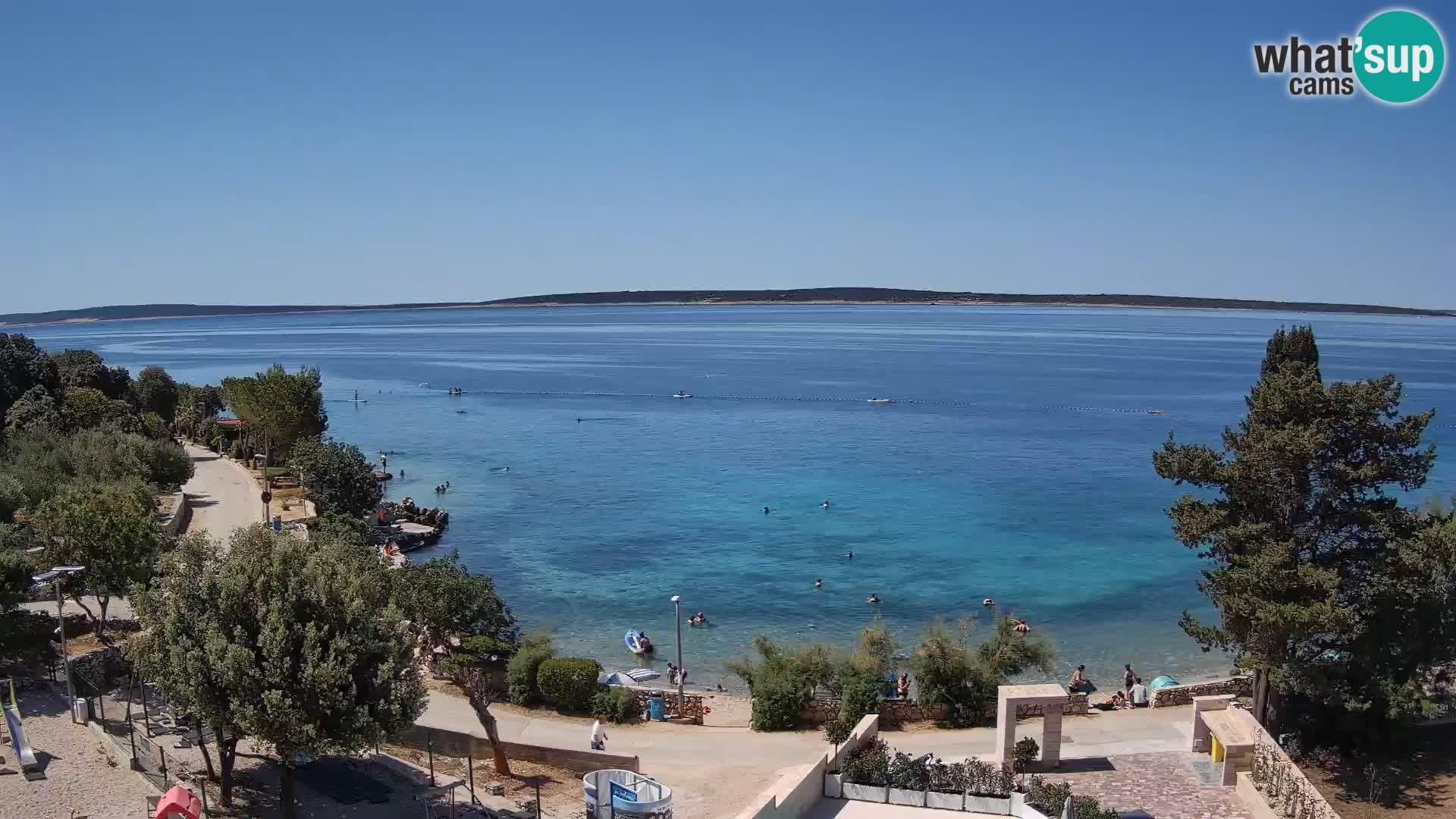 Webcam Playa Male Mandre en directo – Isla de Pag