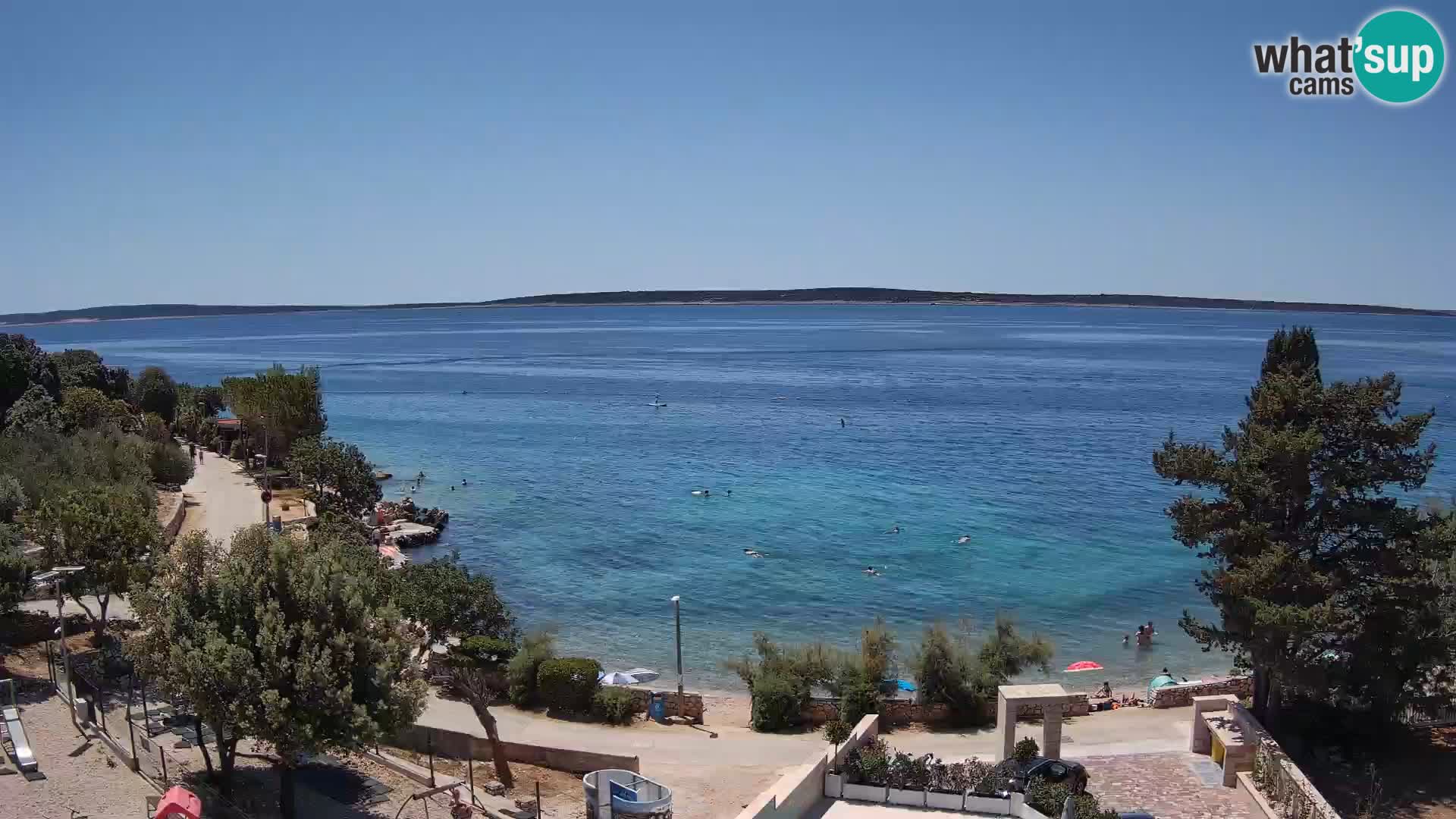 Webcam Playa Male Mandre en directo – Isla de Pag