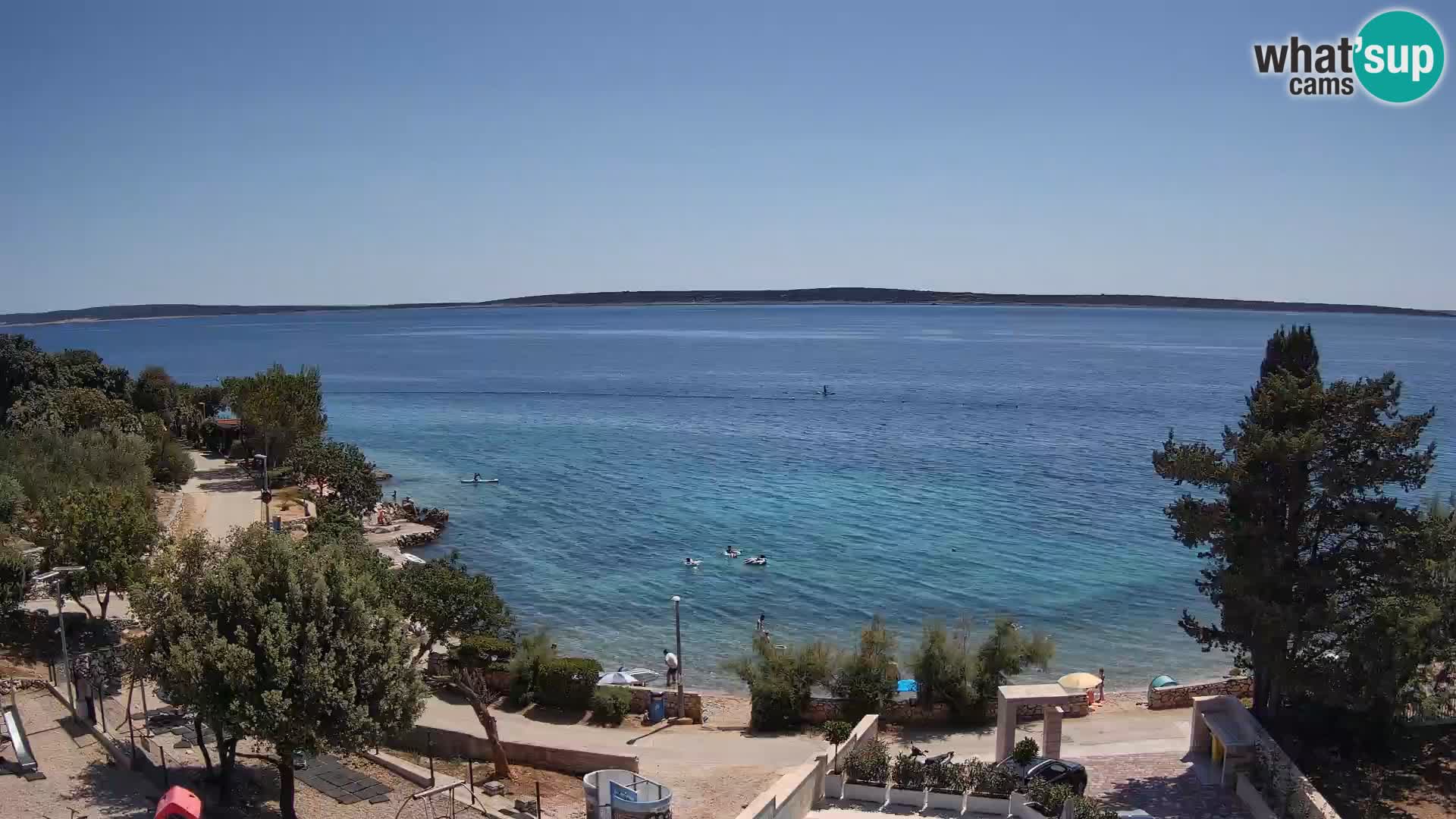 Webcam Playa Male Mandre en directo – Isla de Pag
