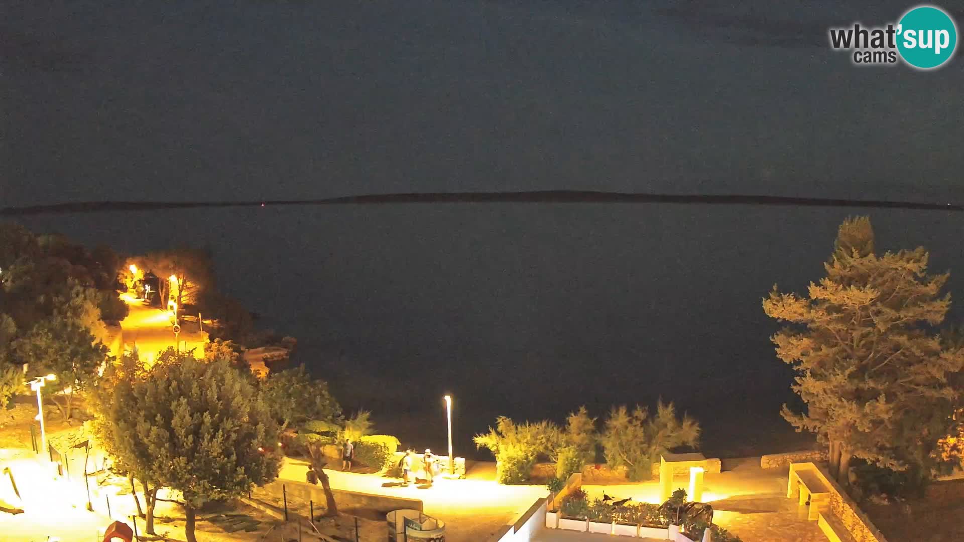 Webcam Strand Male Mandre – Liveblick von der Insel Pag