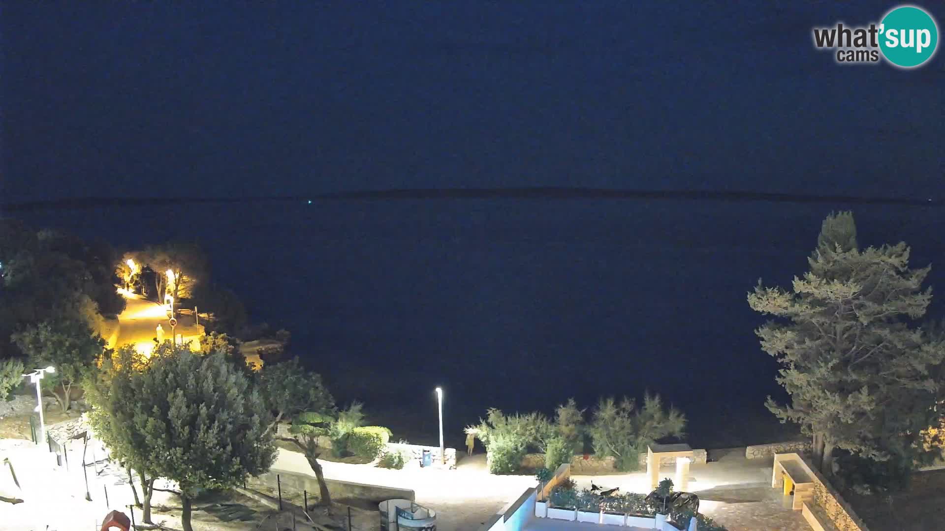 Webcam Plaža Male Mandre – Live View from Pag Island
