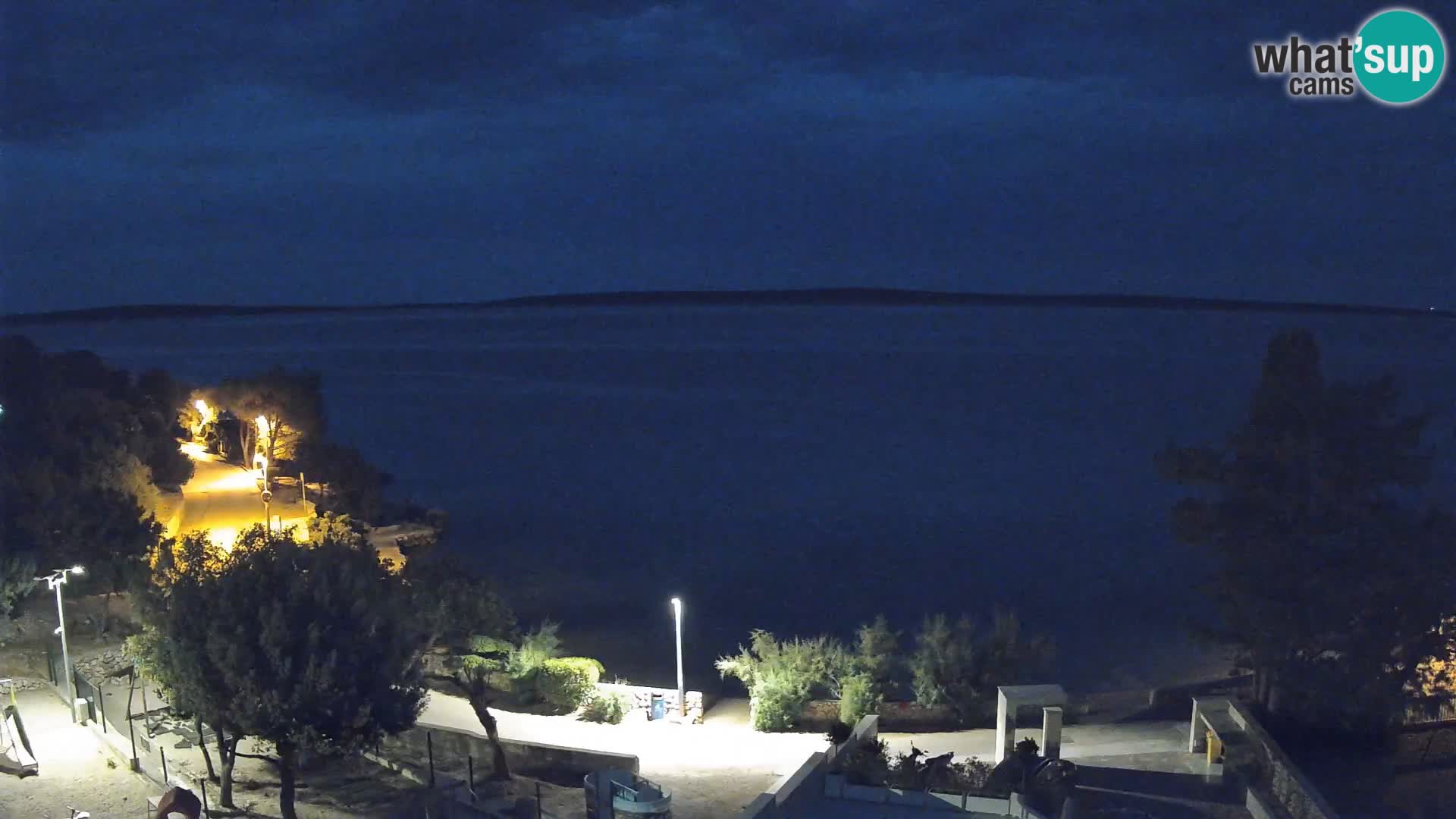Webcam Plaža Male Mandre – Live View from Pag Island