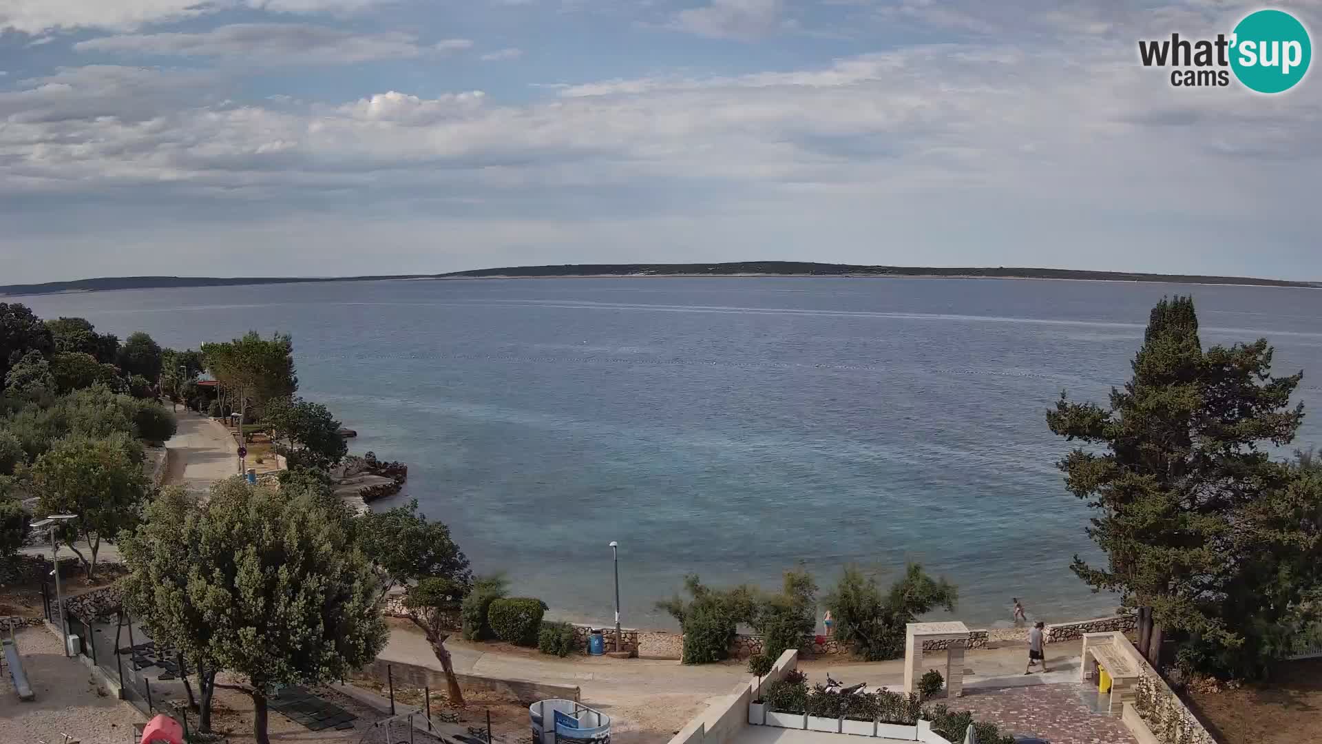 Webcam Plaža Male Mandre – Live View from Pag Island
