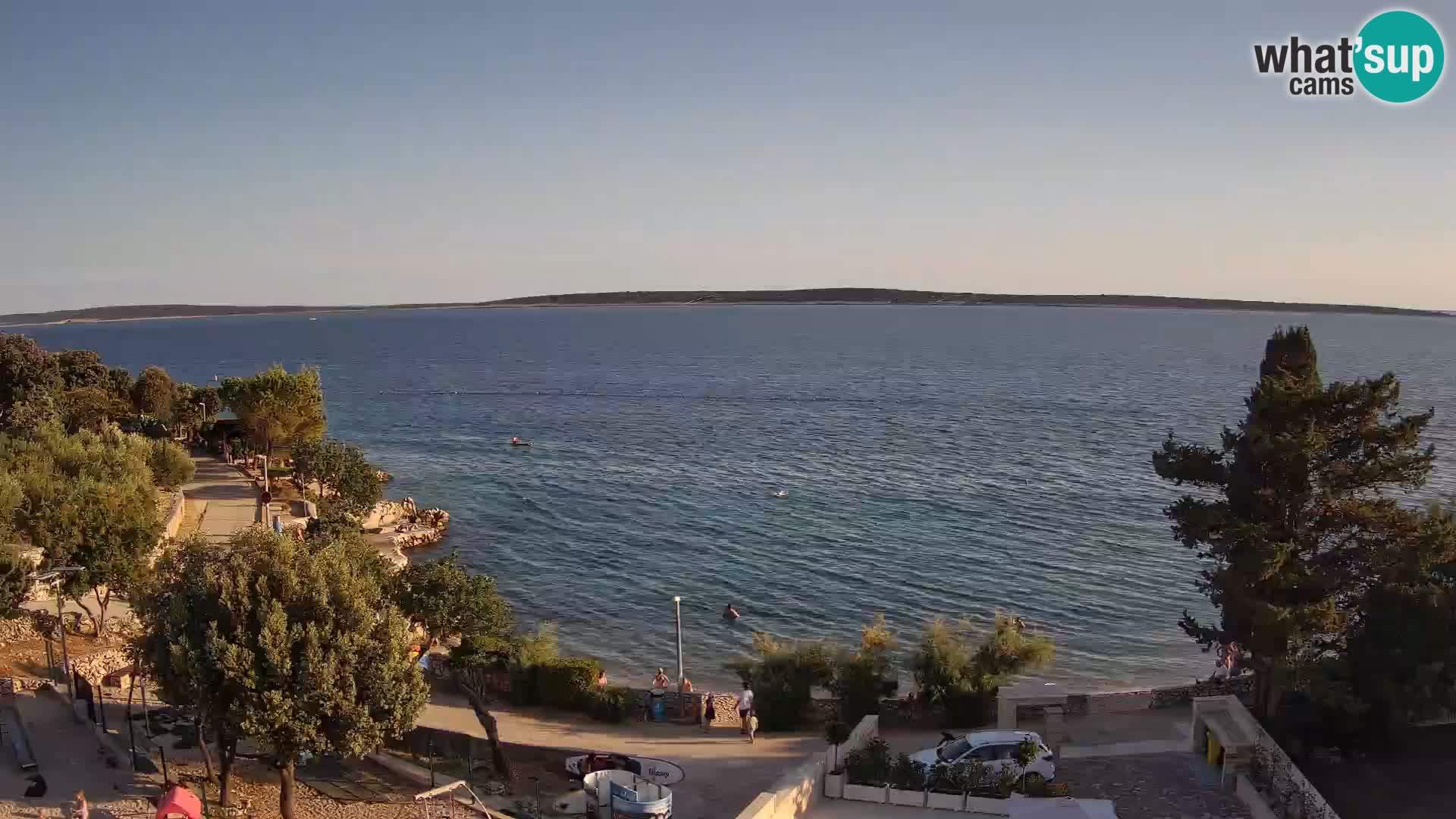 Webcam Playa Male Mandre en directo – Isla de Pag