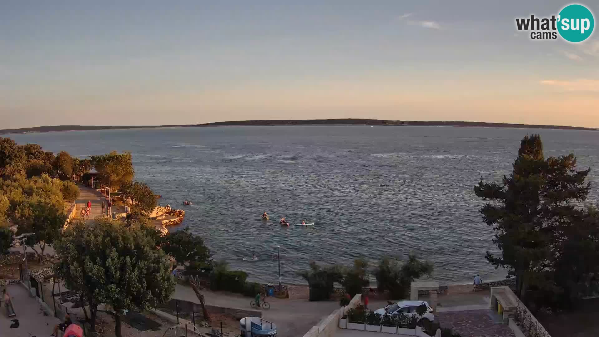 Webcam Plaža Male Mandre – Live View from Pag Island