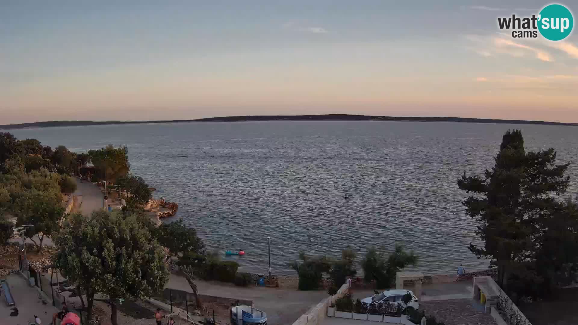 Webcam Plaža Male Mandre – Live View from Pag Island