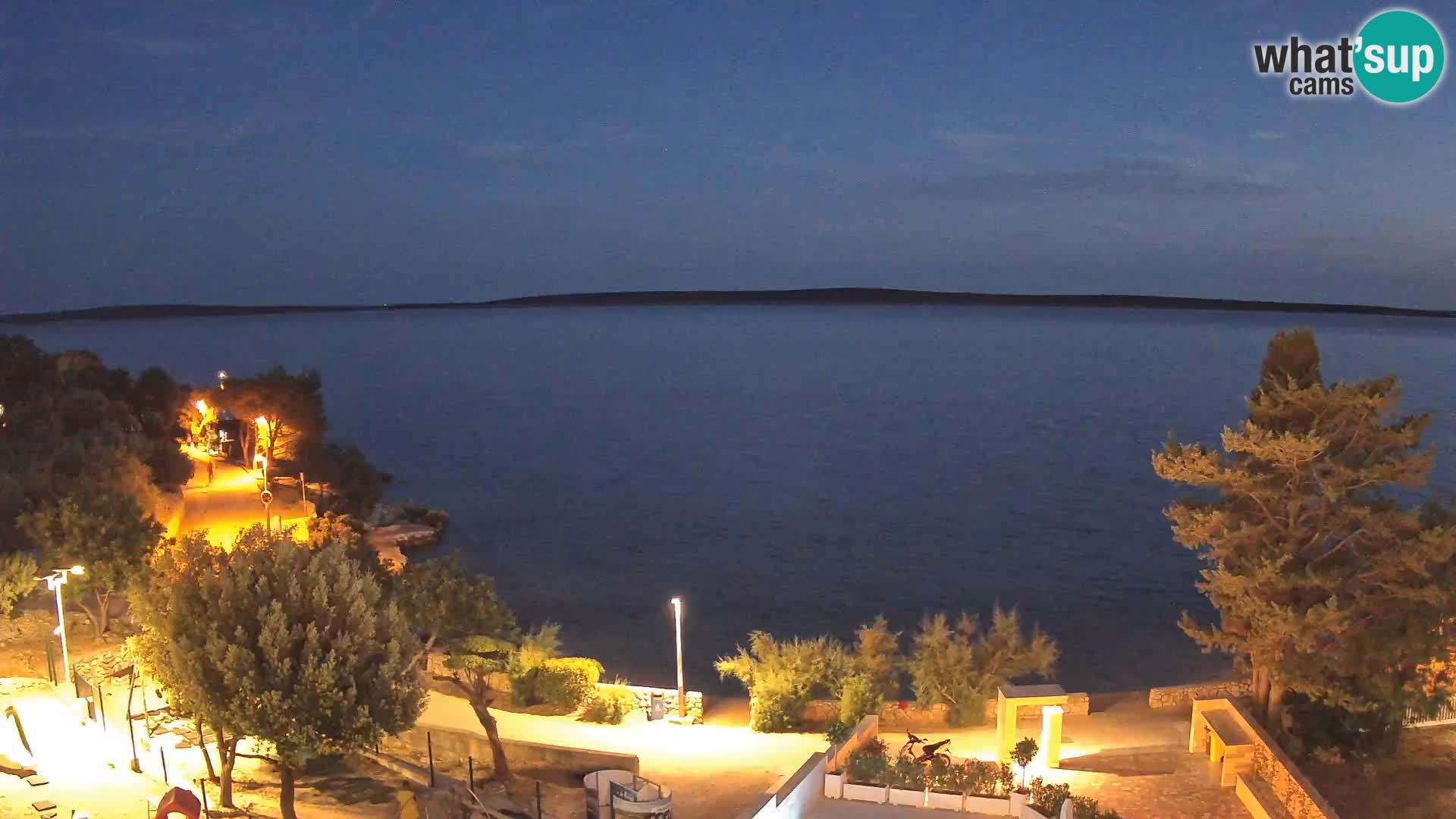 Webcam Playa Male Mandre en directo – Isla de Pag