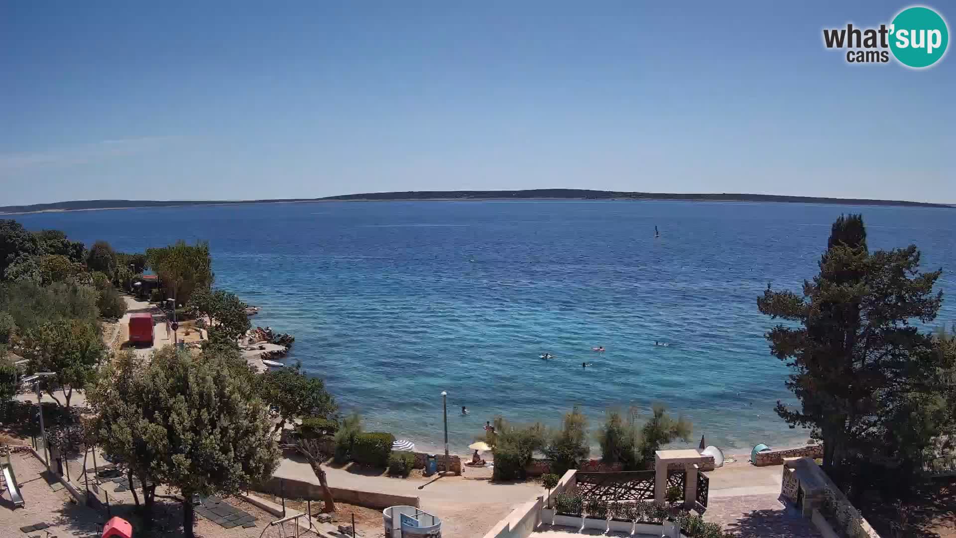 Webcam Playa Male Mandre en directo – Isla de Pag