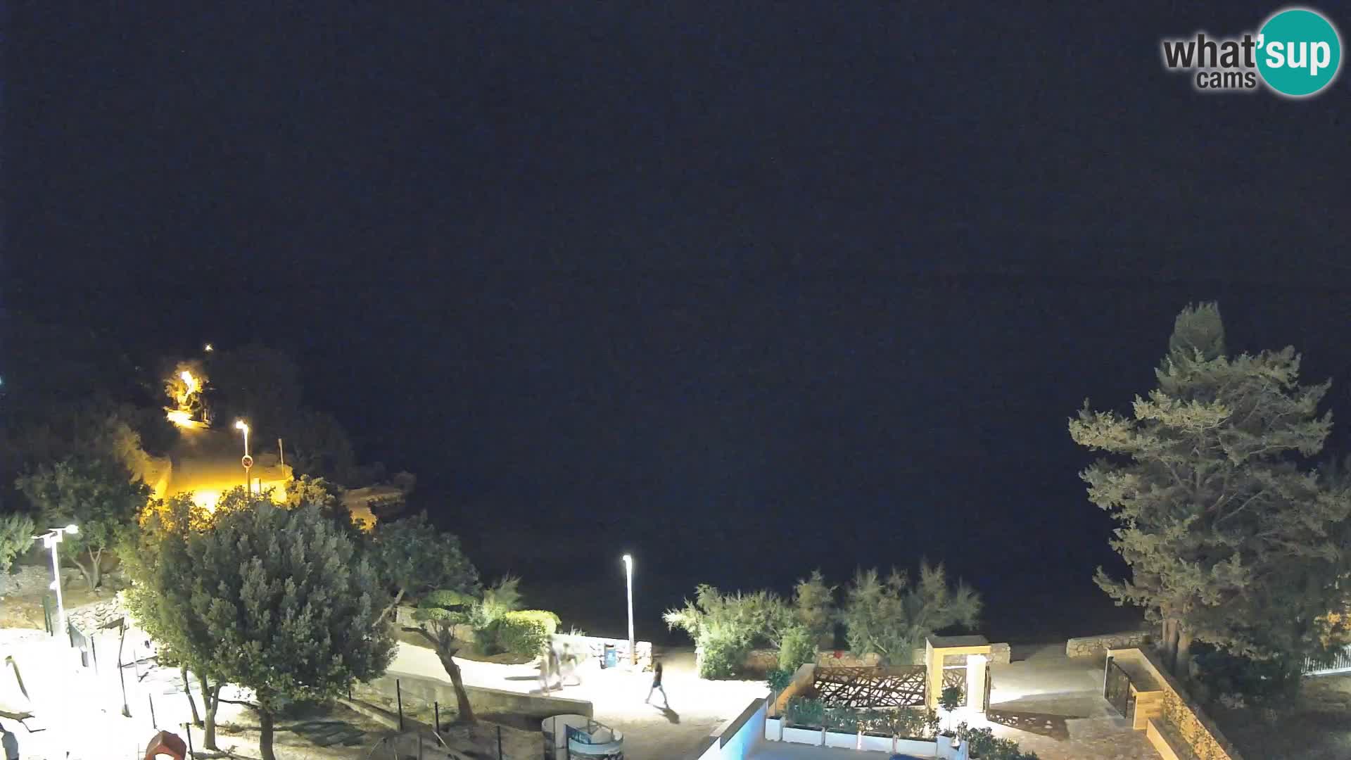 Webcam Strand Male Mandre – Liveblick von der Insel Pag