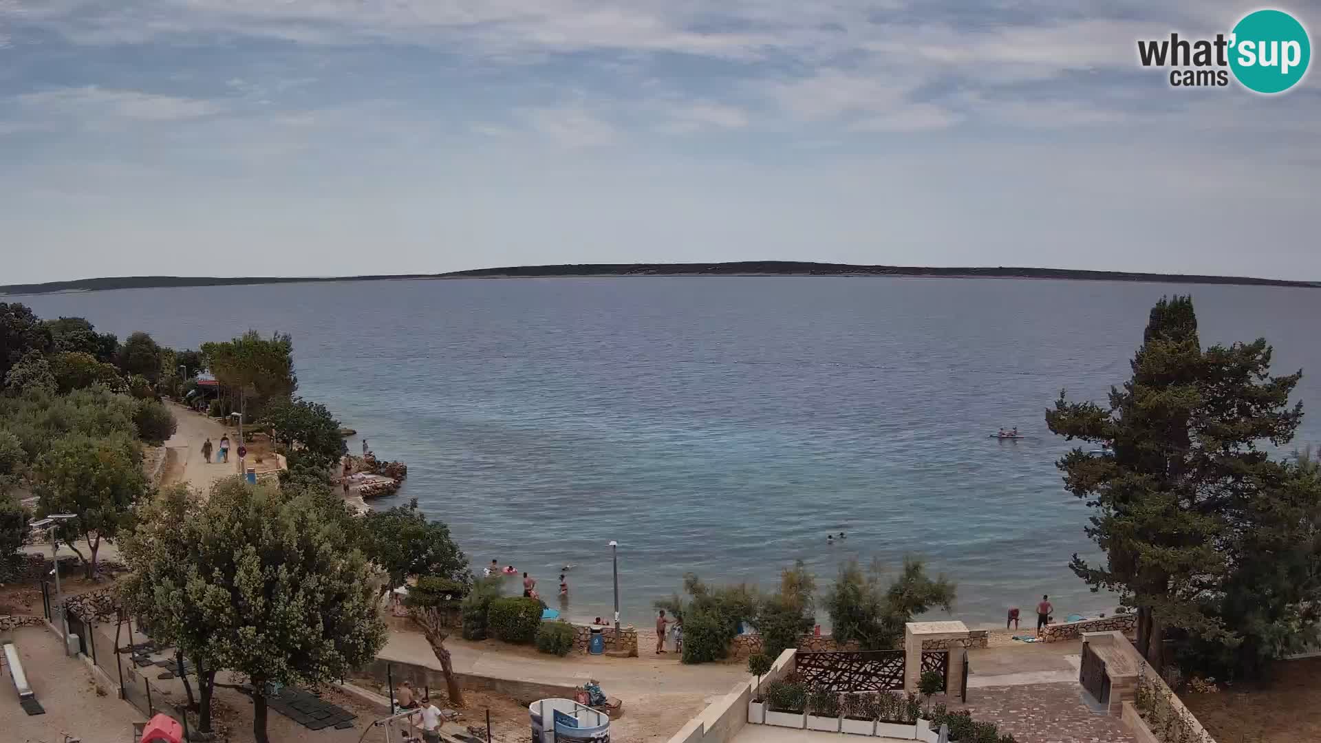 Webcam Playa Male Mandre en directo – Isla de Pag
