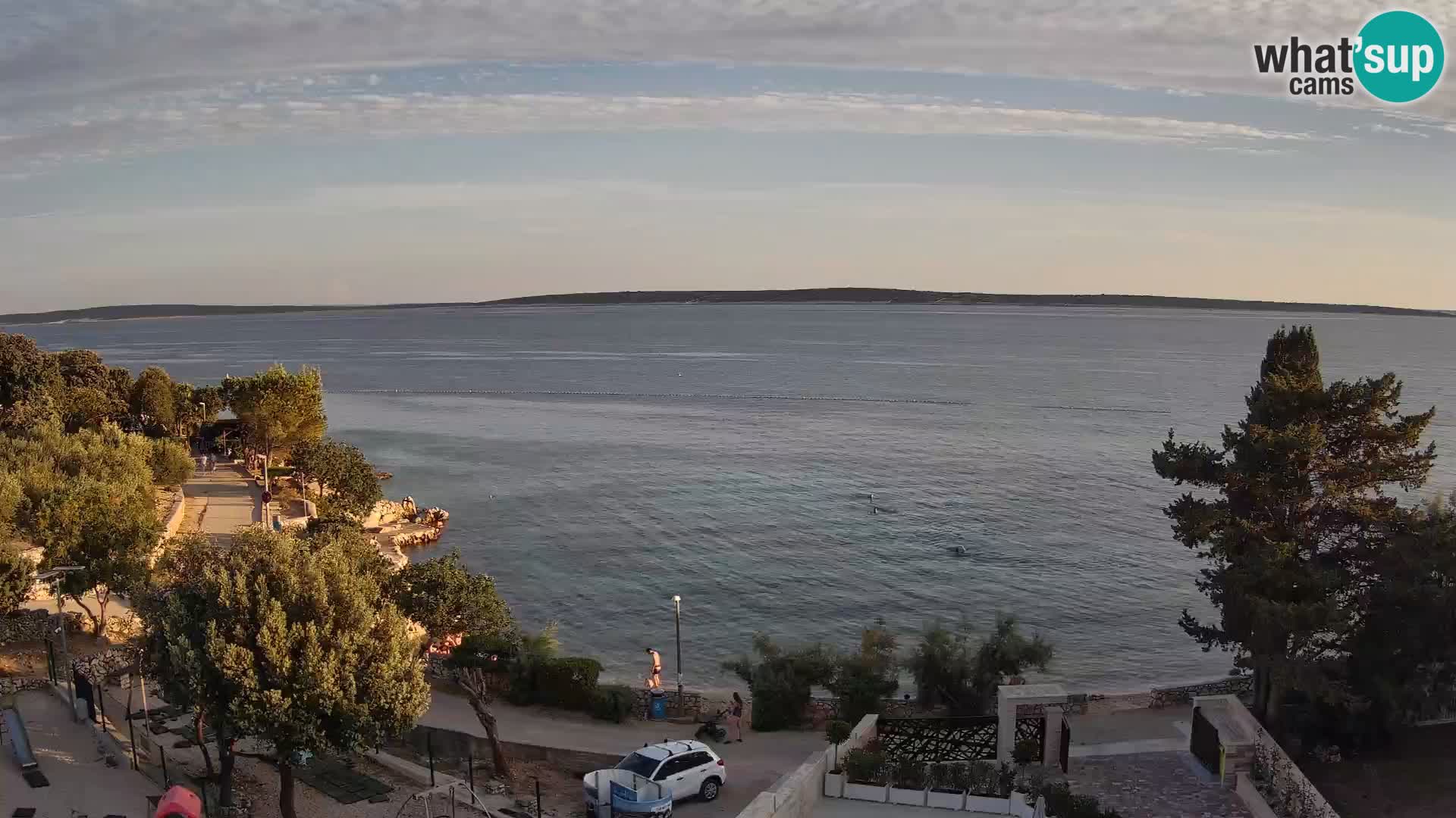 Webcam Plaža Male Mandre – Live View from Pag Island