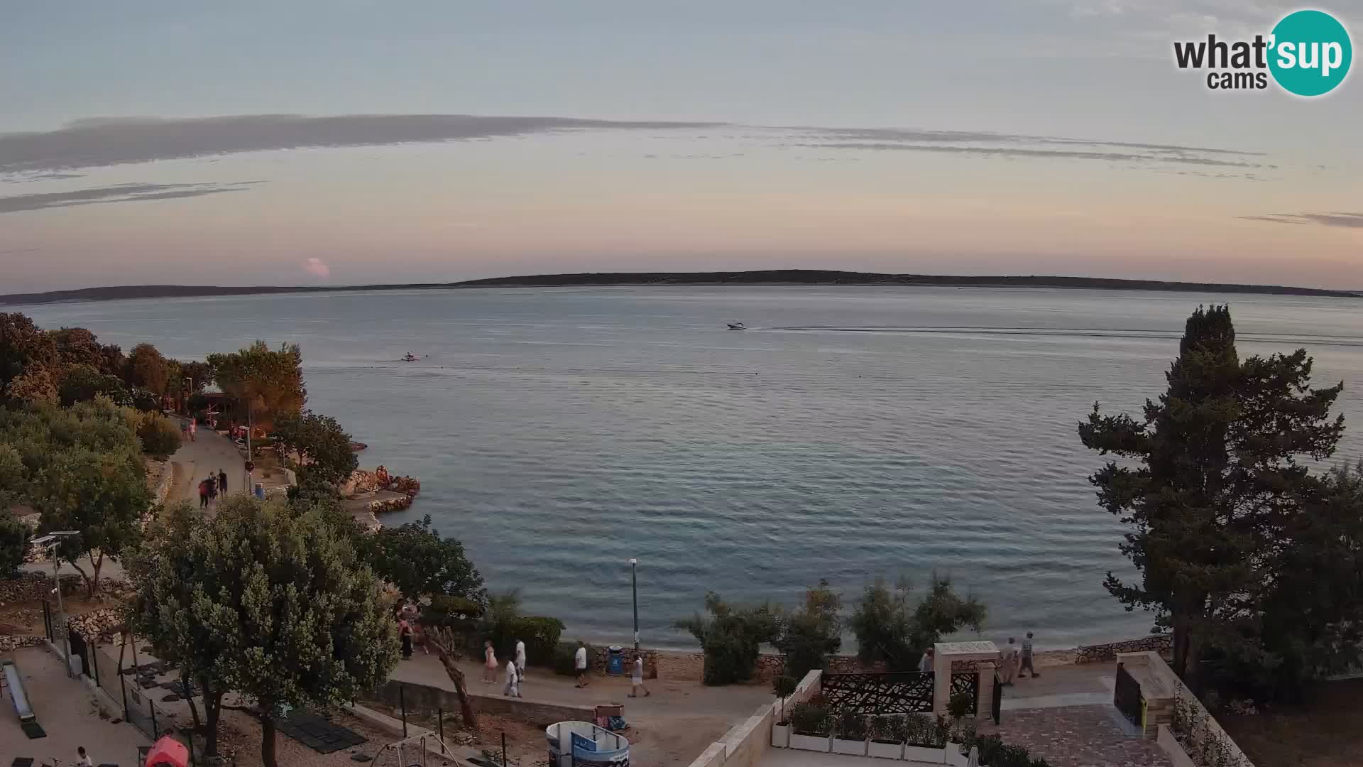 Webcam Plaža Male Mandre – Live View from Pag Island