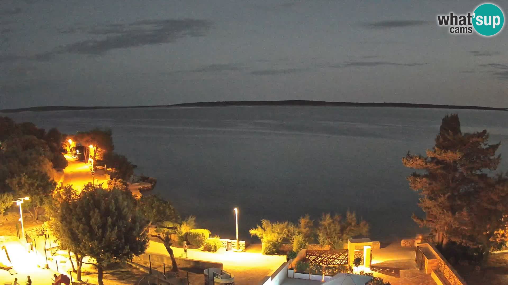 Webcam Plaža Male Mandre – Live View from Pag Island