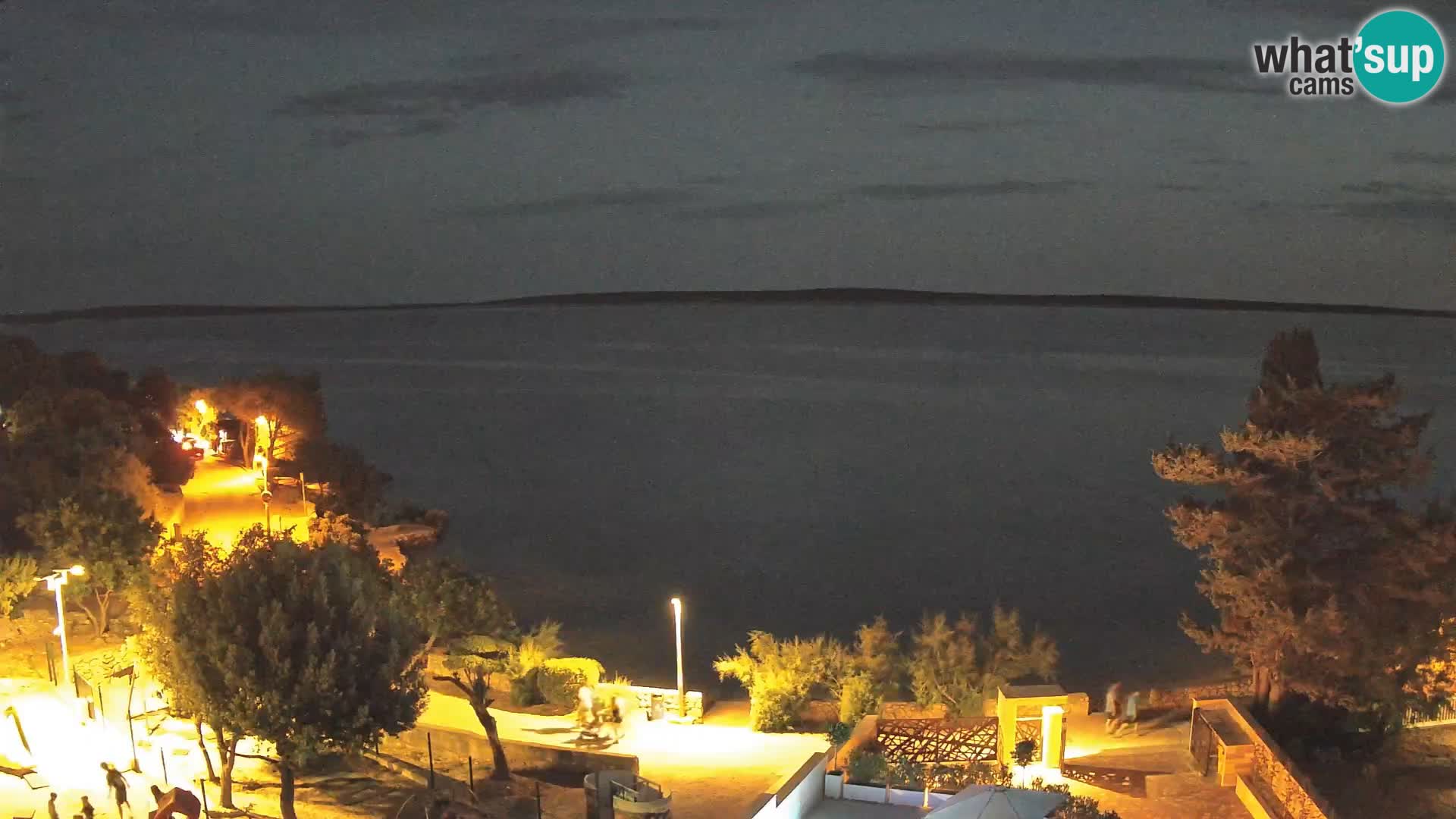 Webcam Plaža Male Mandre – Live View from Pag Island