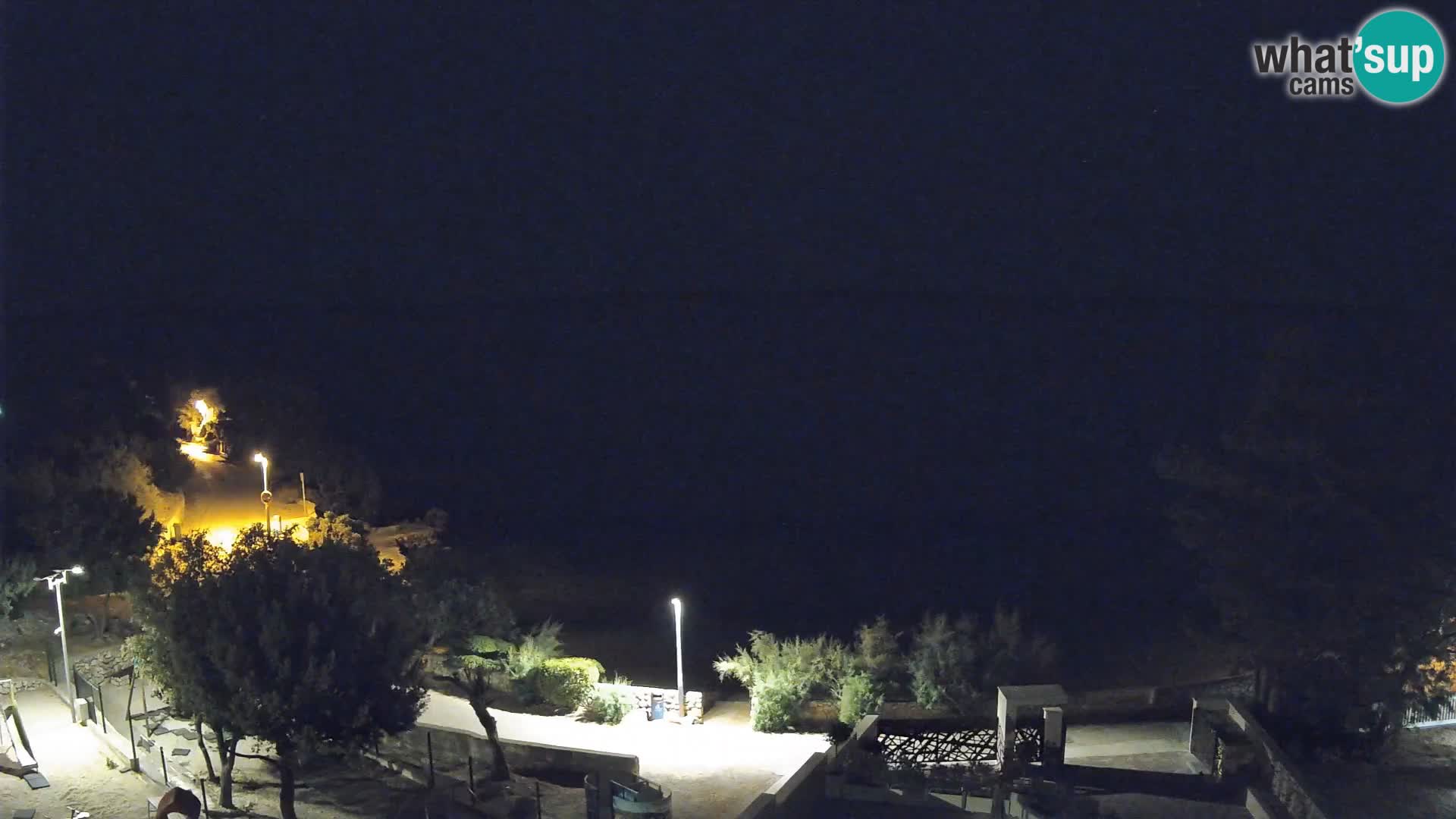 Webcam Plaža Male Mandre – Live View from Pag Island