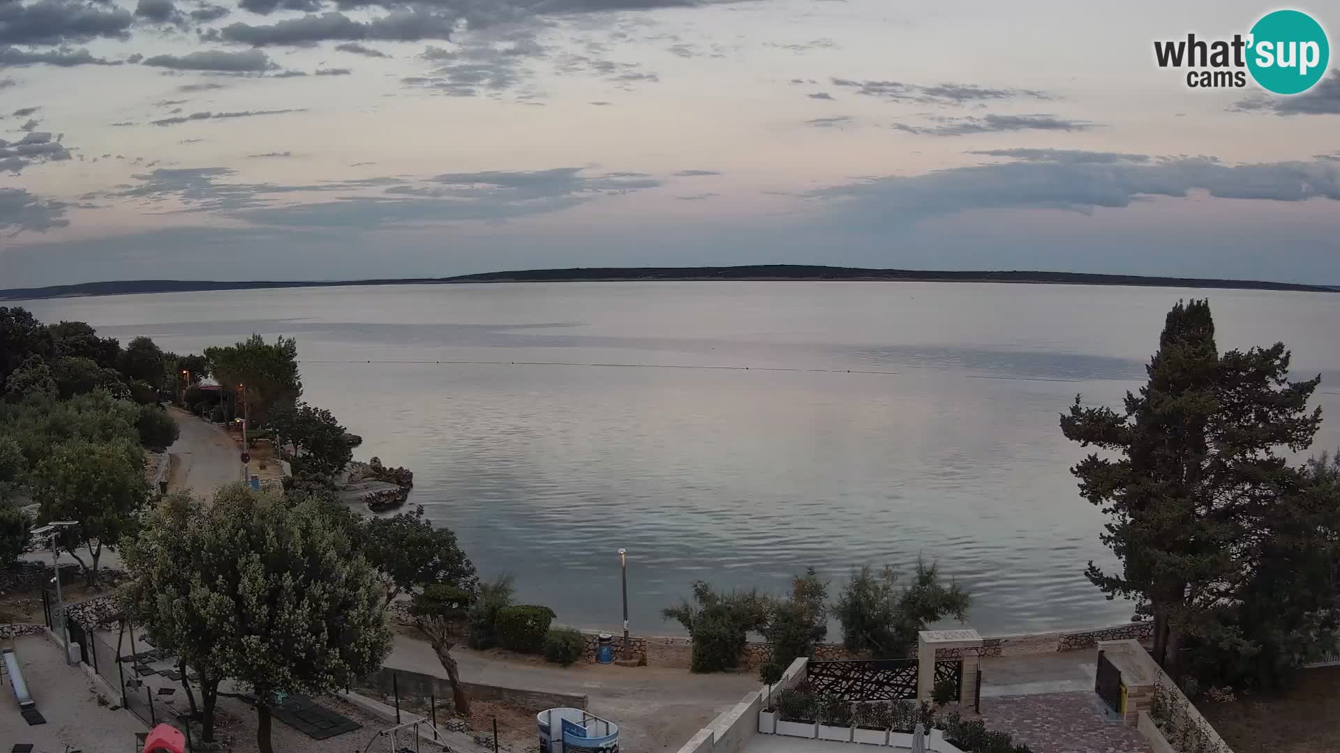 Webcam Plaža Male Mandre – Live View from Pag Island