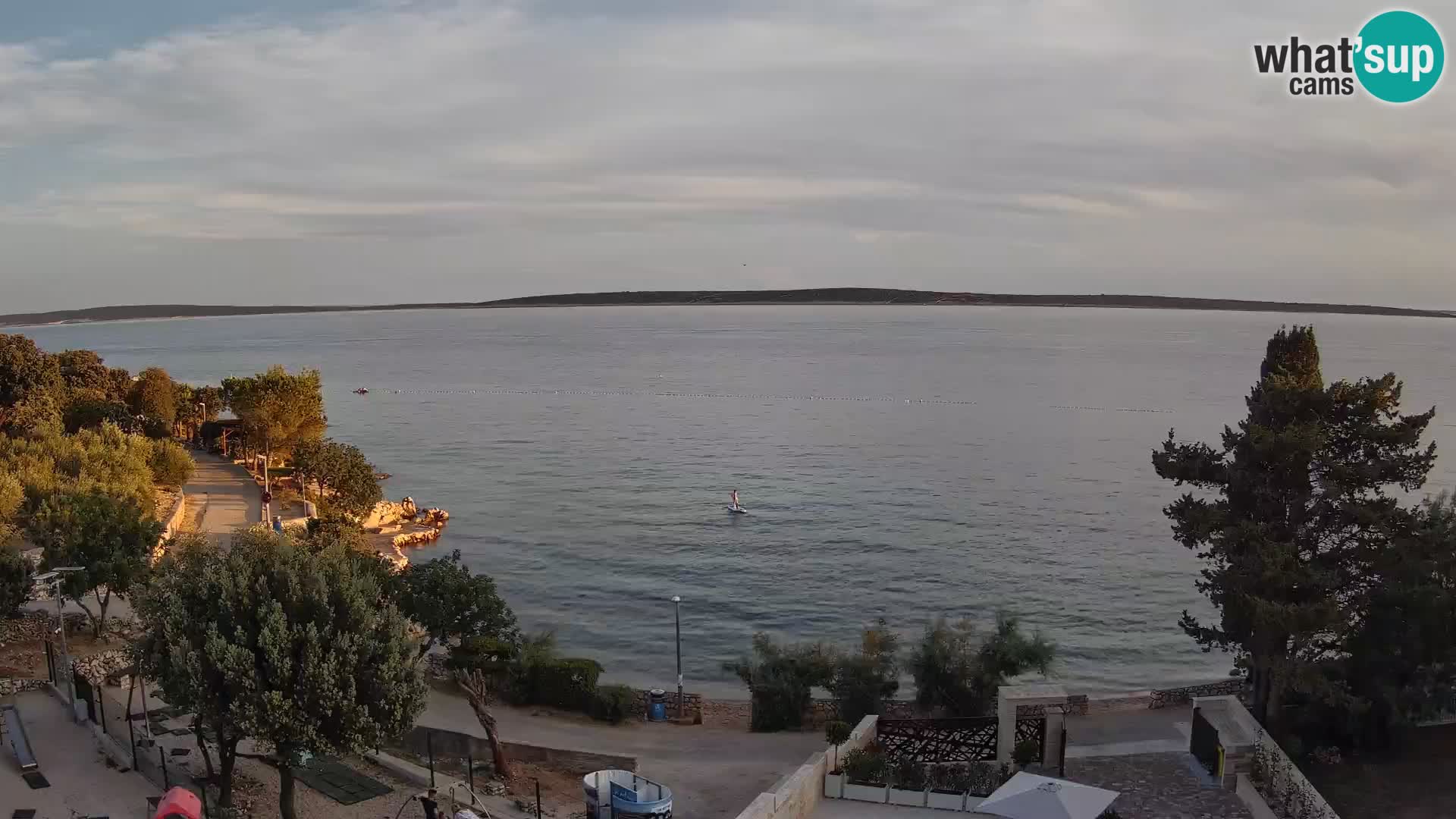 Webcam Plaža Male Mandre – Diretta dalla spiaggia sull’isola di Pag