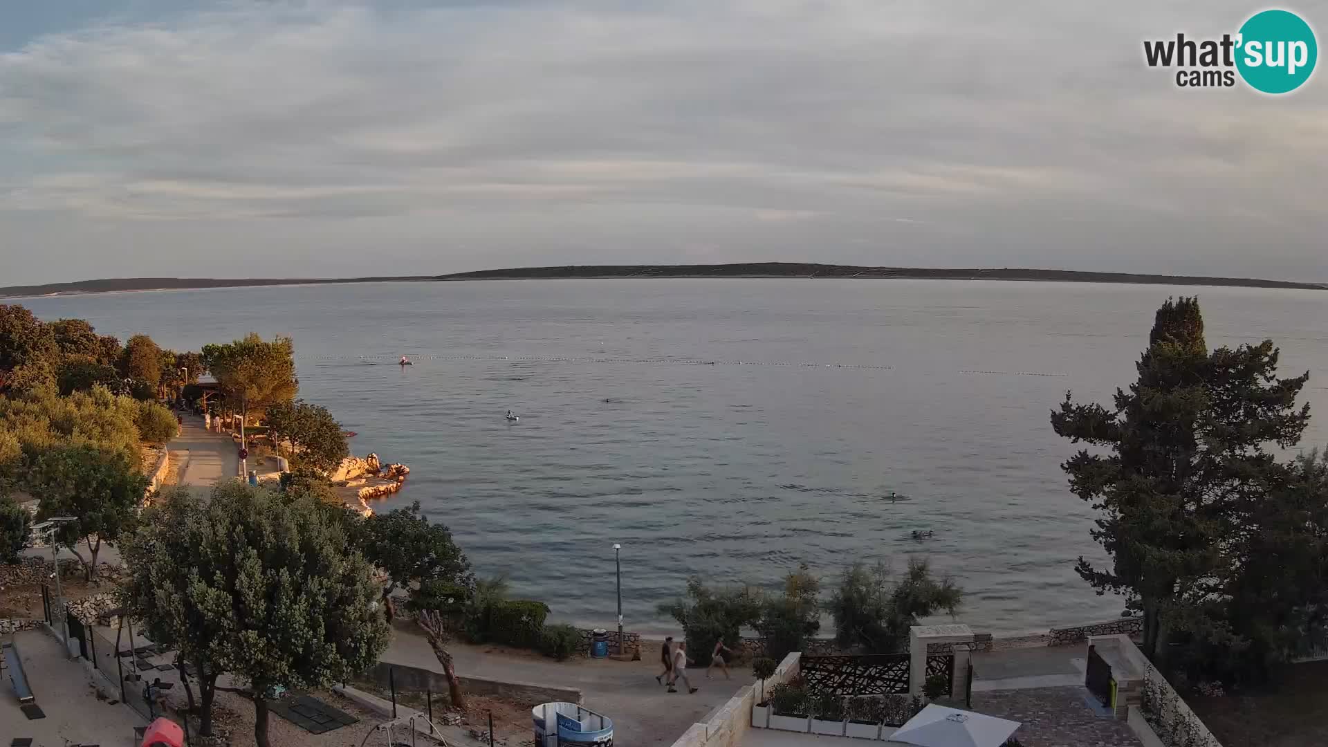 Webcam Plaža Male Mandre – Live View from Pag Island