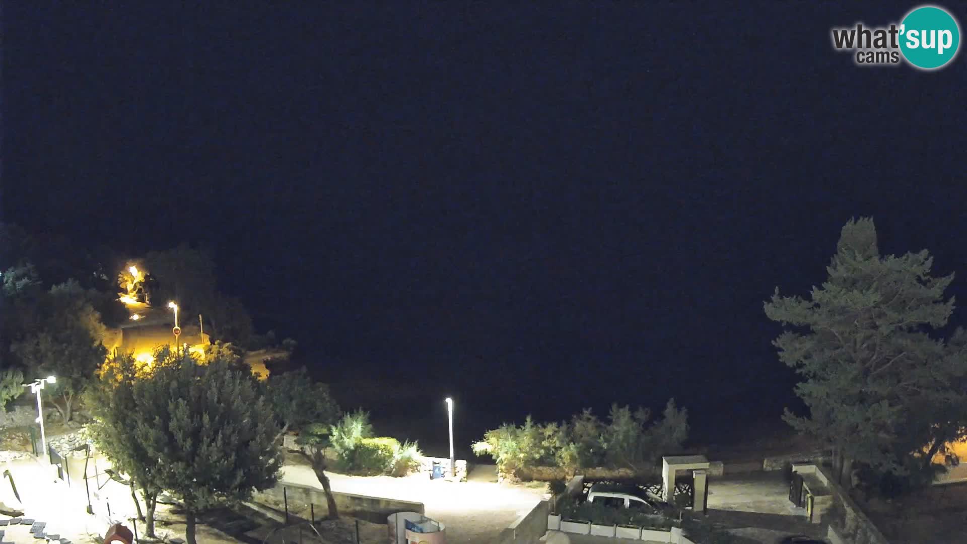 Webcam Strand Male Mandre – Liveblick von der Insel Pag