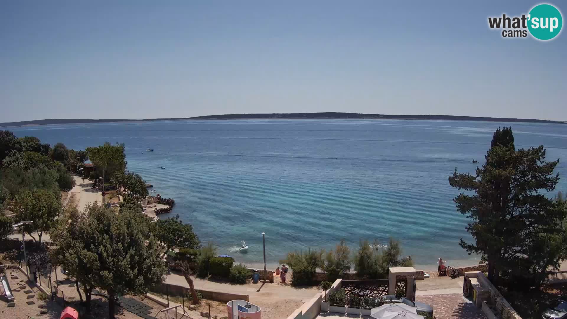 Webcam Playa Male Mandre en directo – Isla de Pag