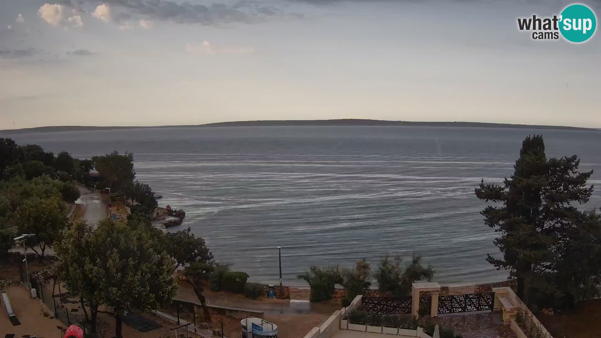 Webcam Plaža Male Mandre – Live View from Pag Island
