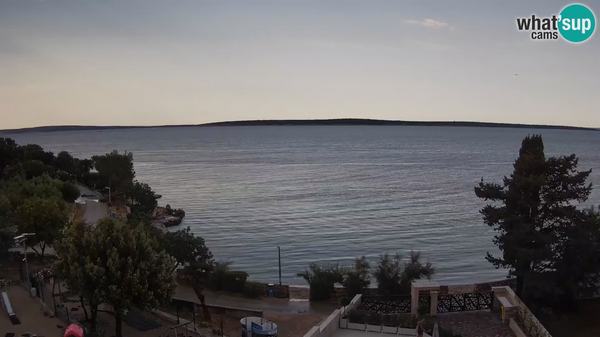 Webcam Plaža Male Mandre – Live View from Pag Island
