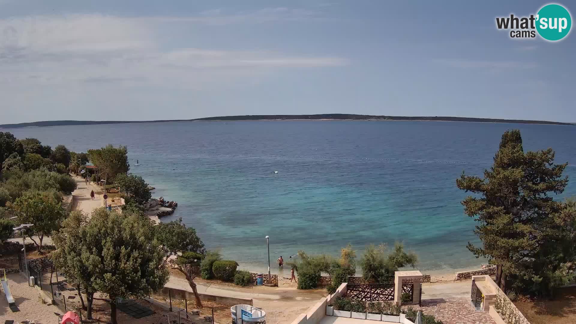 Webcam Playa Male Mandre en directo – Isla de Pag