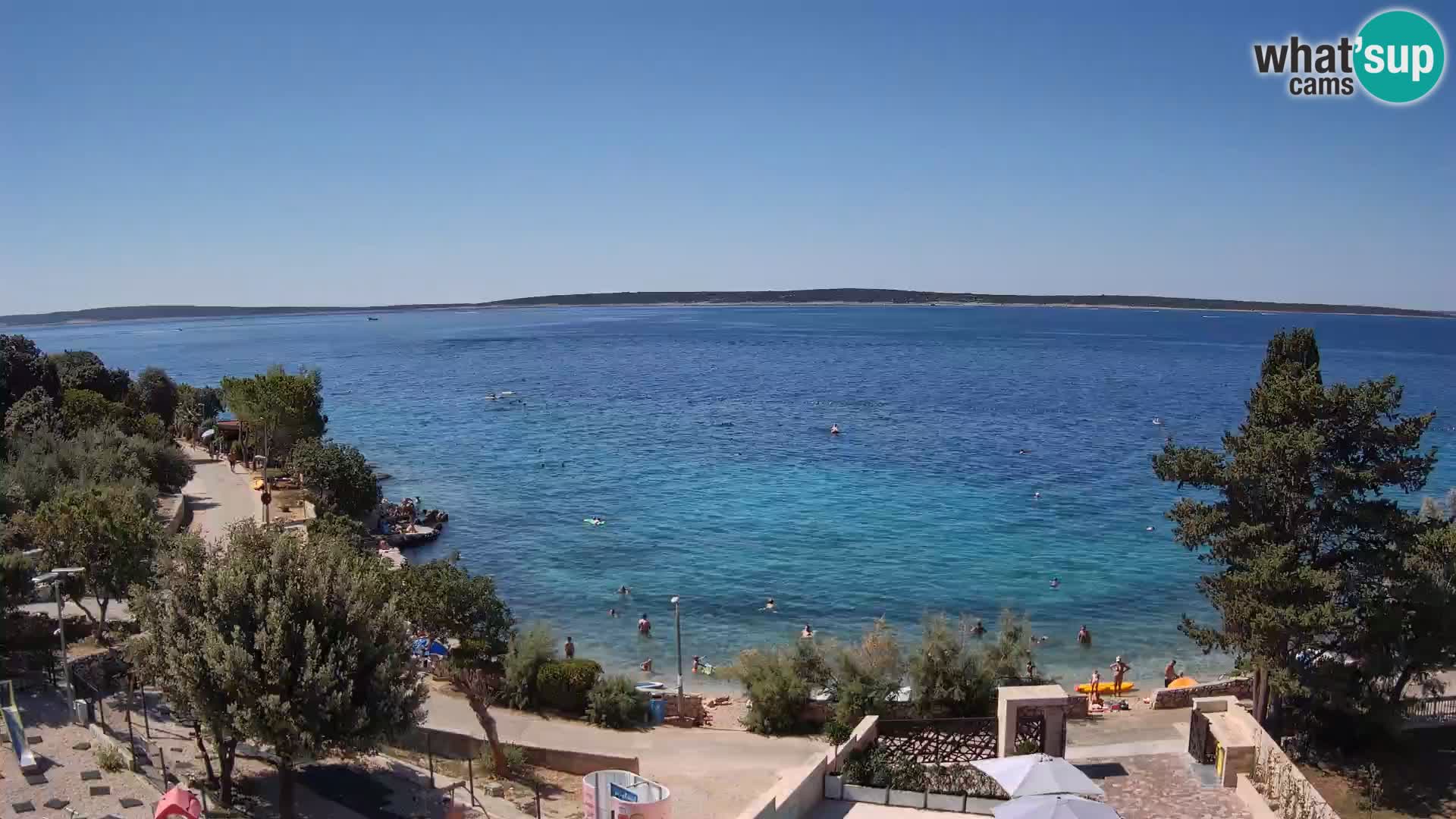 Webcam Playa Male Mandre en directo – Isla de Pag