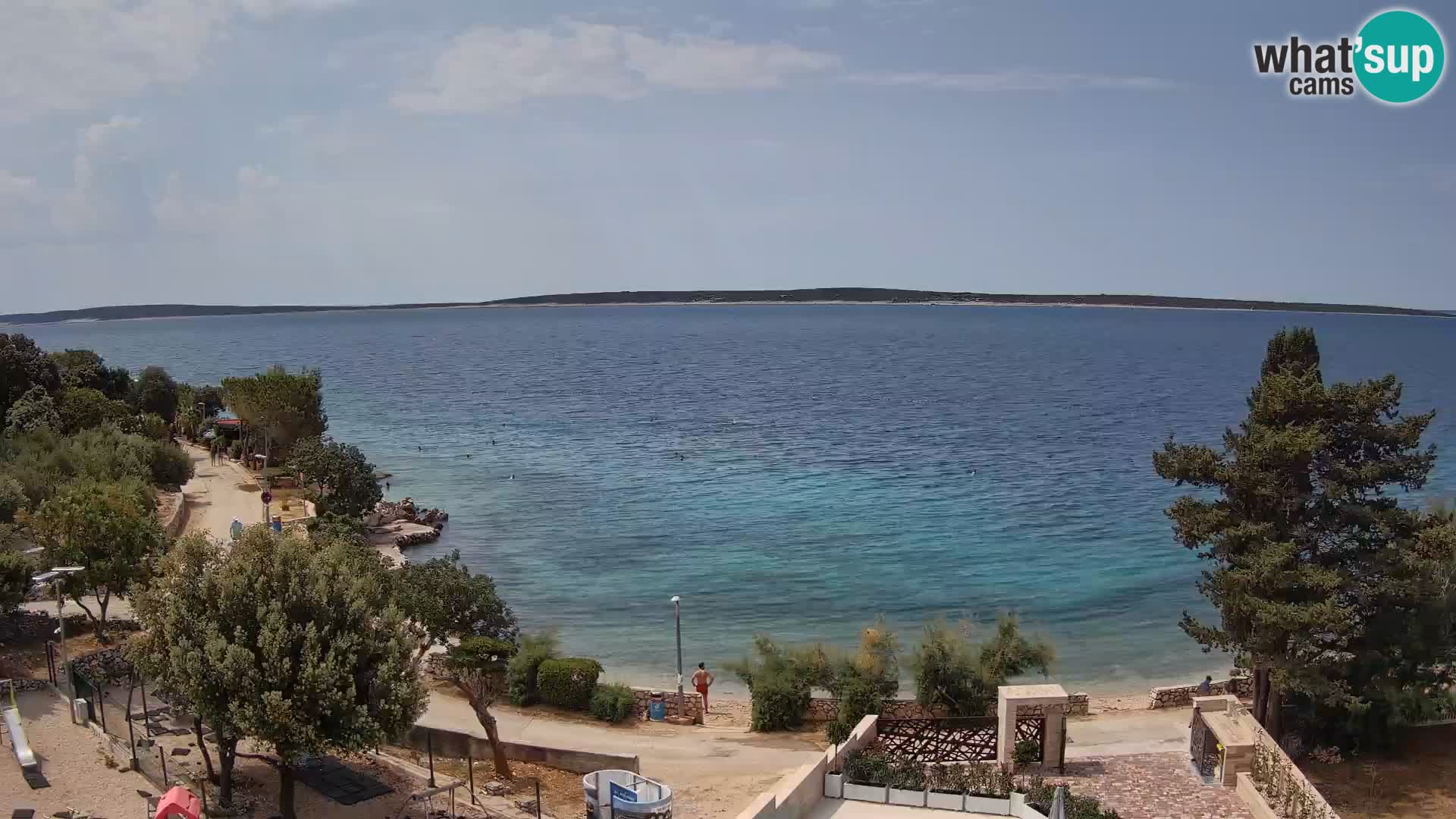 Webcam Playa Male Mandre en directo – Isla de Pag