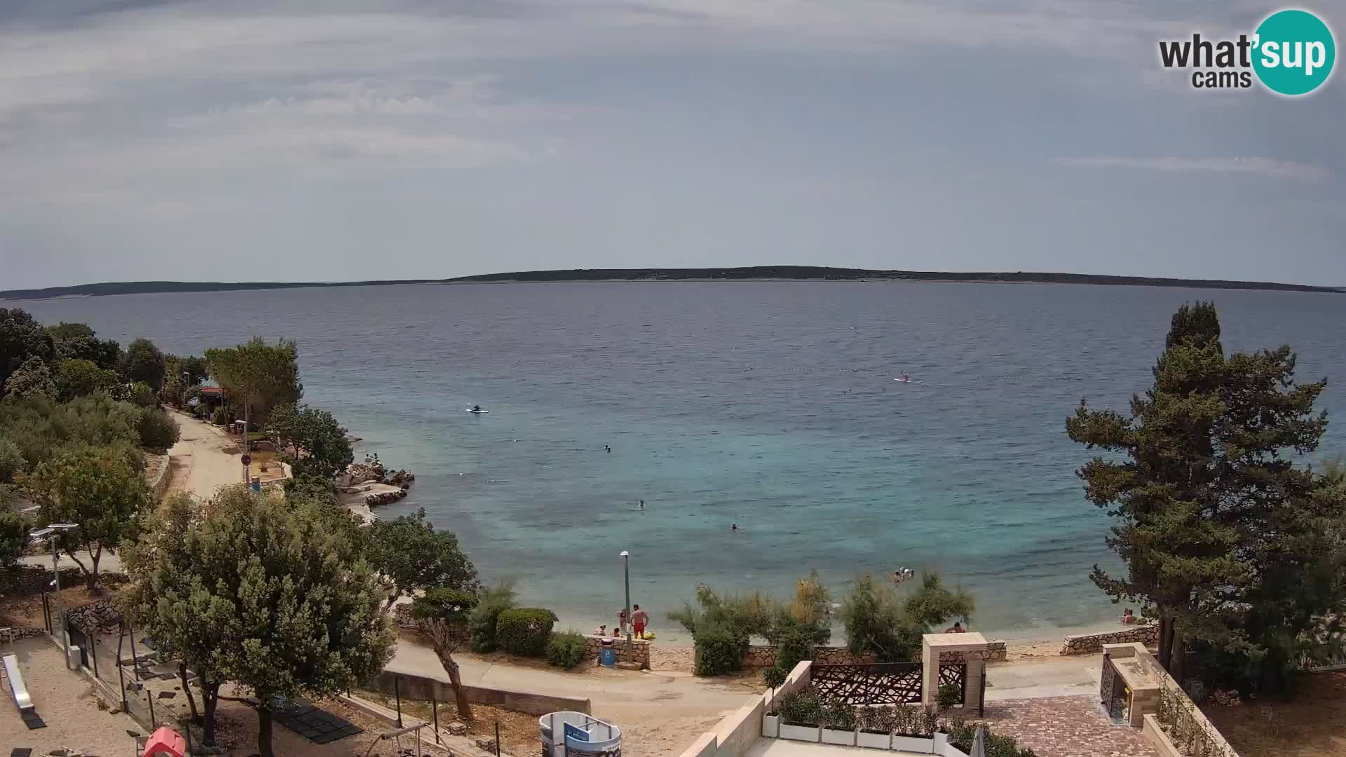 Webcam Playa Male Mandre en directo – Isla de Pag
