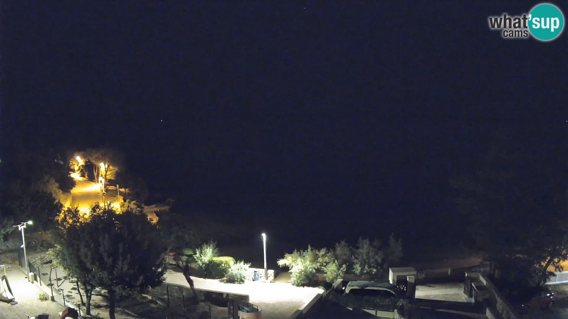 Webcam Plaža Male Mandre – Live View from Pag Island