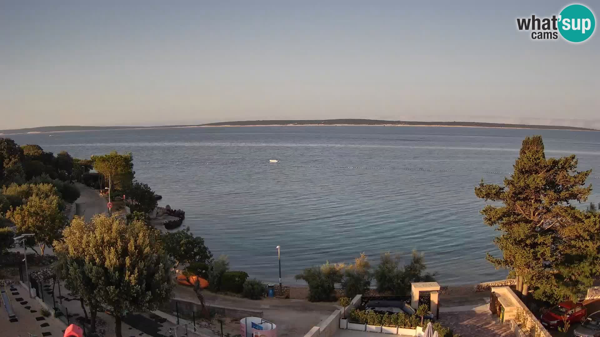 Webcam Plaža Male Mandre – Live View from Pag Island