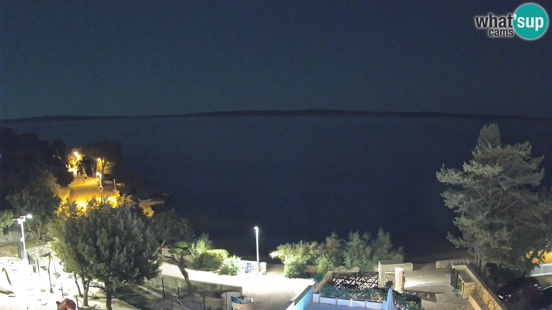 Webcam Plaža Male Mandre – Live View from Pag Island