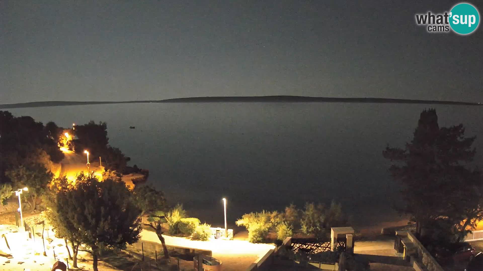 Webcam Plaža Male Mandre – Live View from Pag Island
