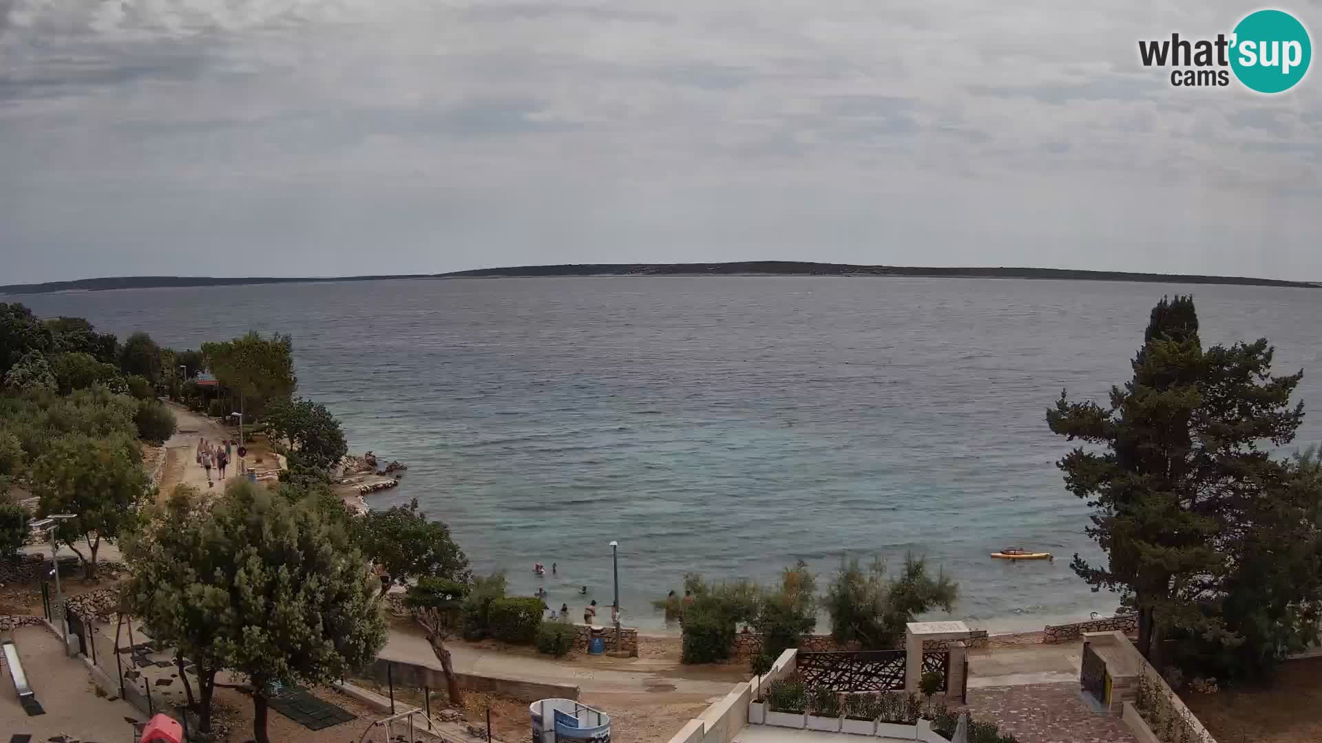 Webcam Playa Male Mandre en directo – Isla de Pag