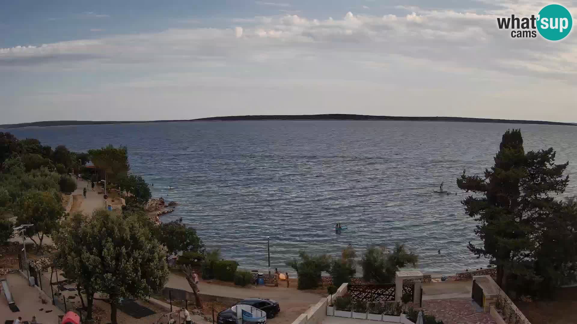 Webcam Plaža Male Mandre – Live View from Pag Island
