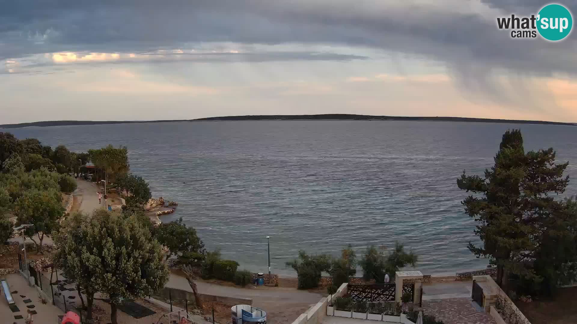 Webcam Plaža Male Mandre – Live View from Pag Island
