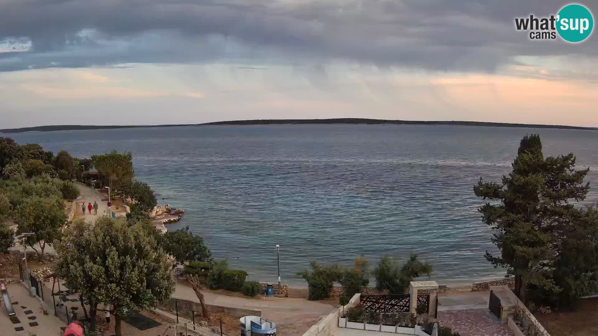 Webcam Plaža Male Mandre – Live View from Pag Island