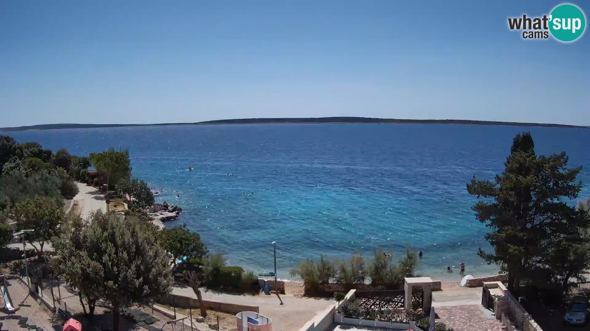 Webcam Playa Male Mandre en directo – Isla de Pag