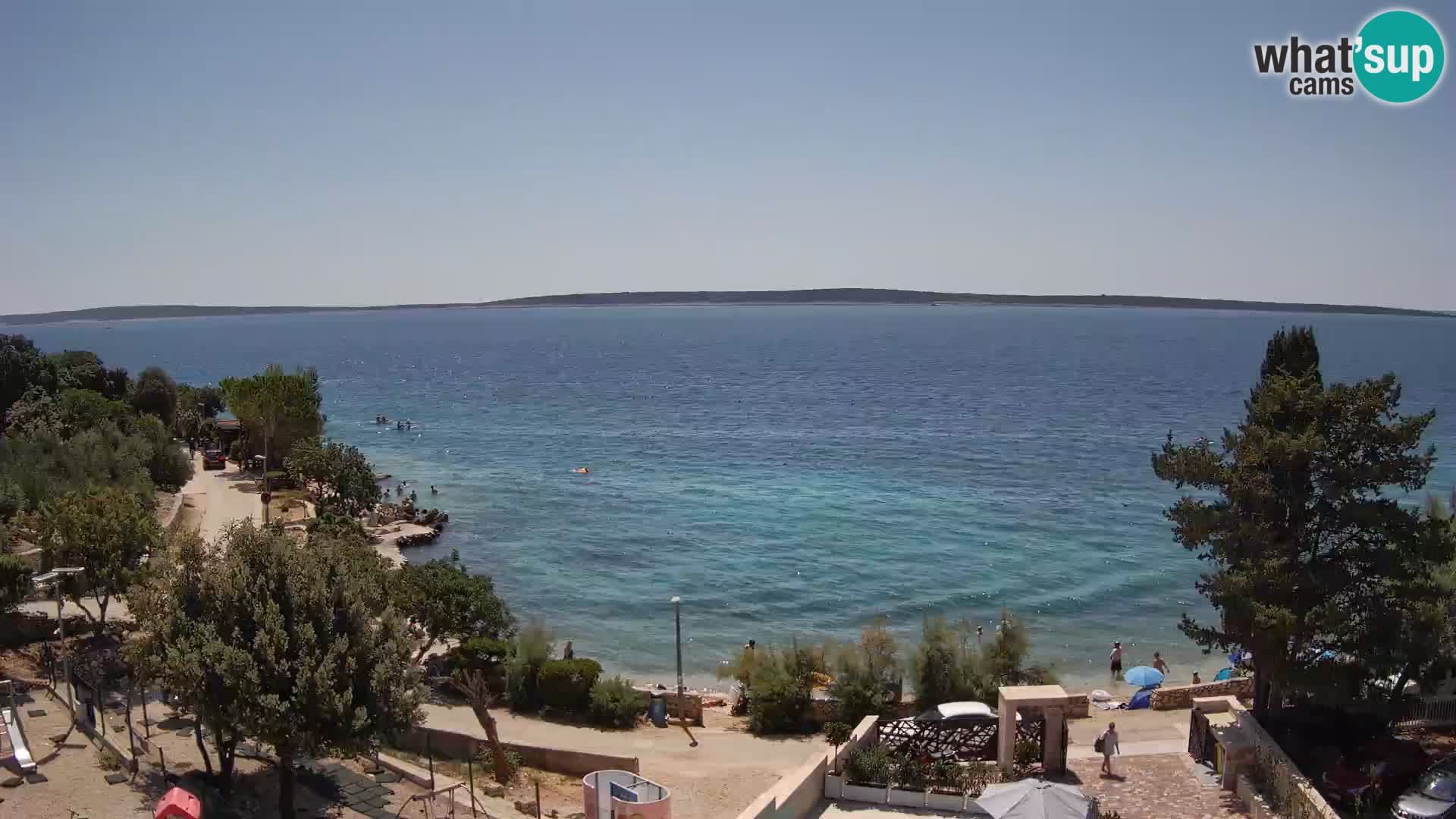 Webcam Playa Male Mandre en directo – Isla de Pag
