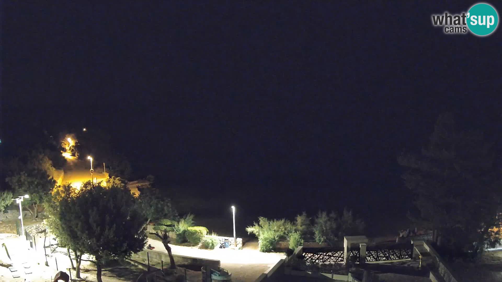 Webcam Plaža Male Mandre – Live View from Pag Island