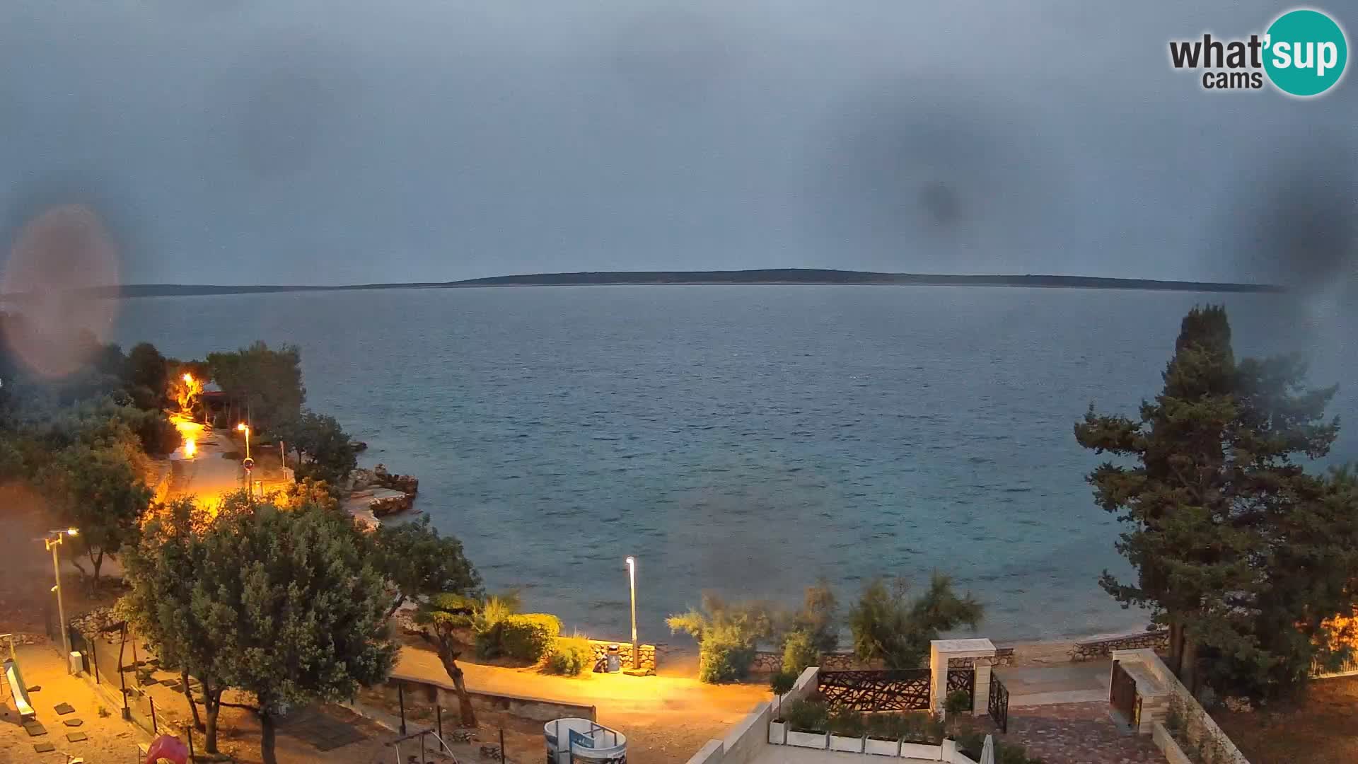 Webcam Plaža Male Mandre – Live View from Pag Island