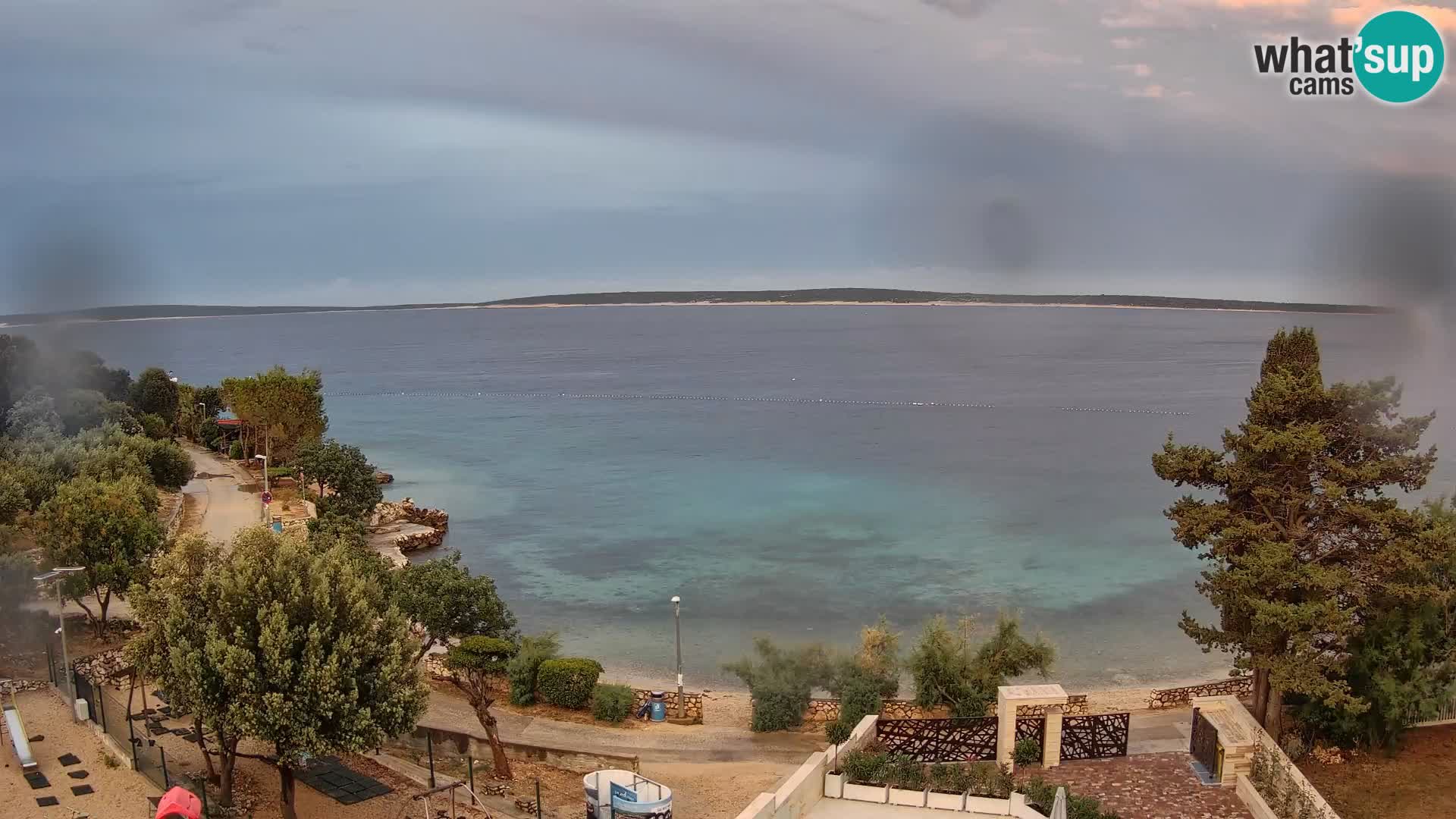 Webcam Plaža Male Mandre – Live View from Pag Island